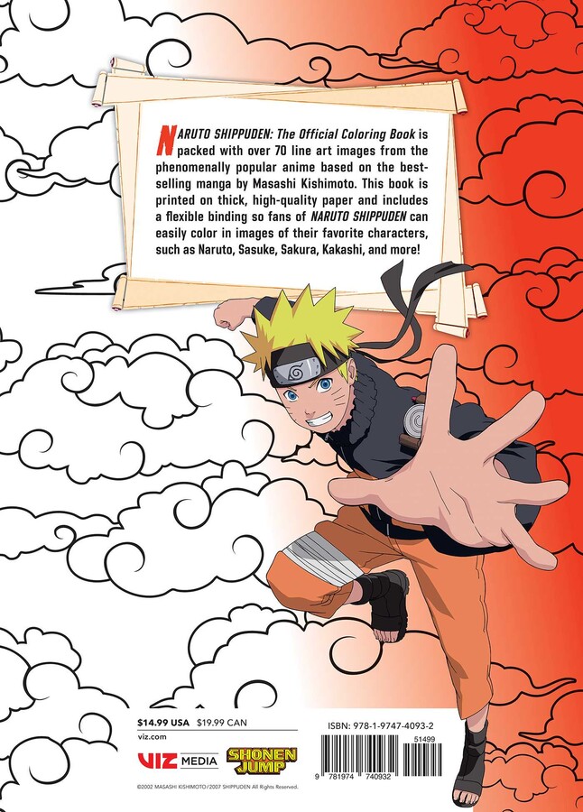 Naruto Shippuden The Official Coloring Book image count 1