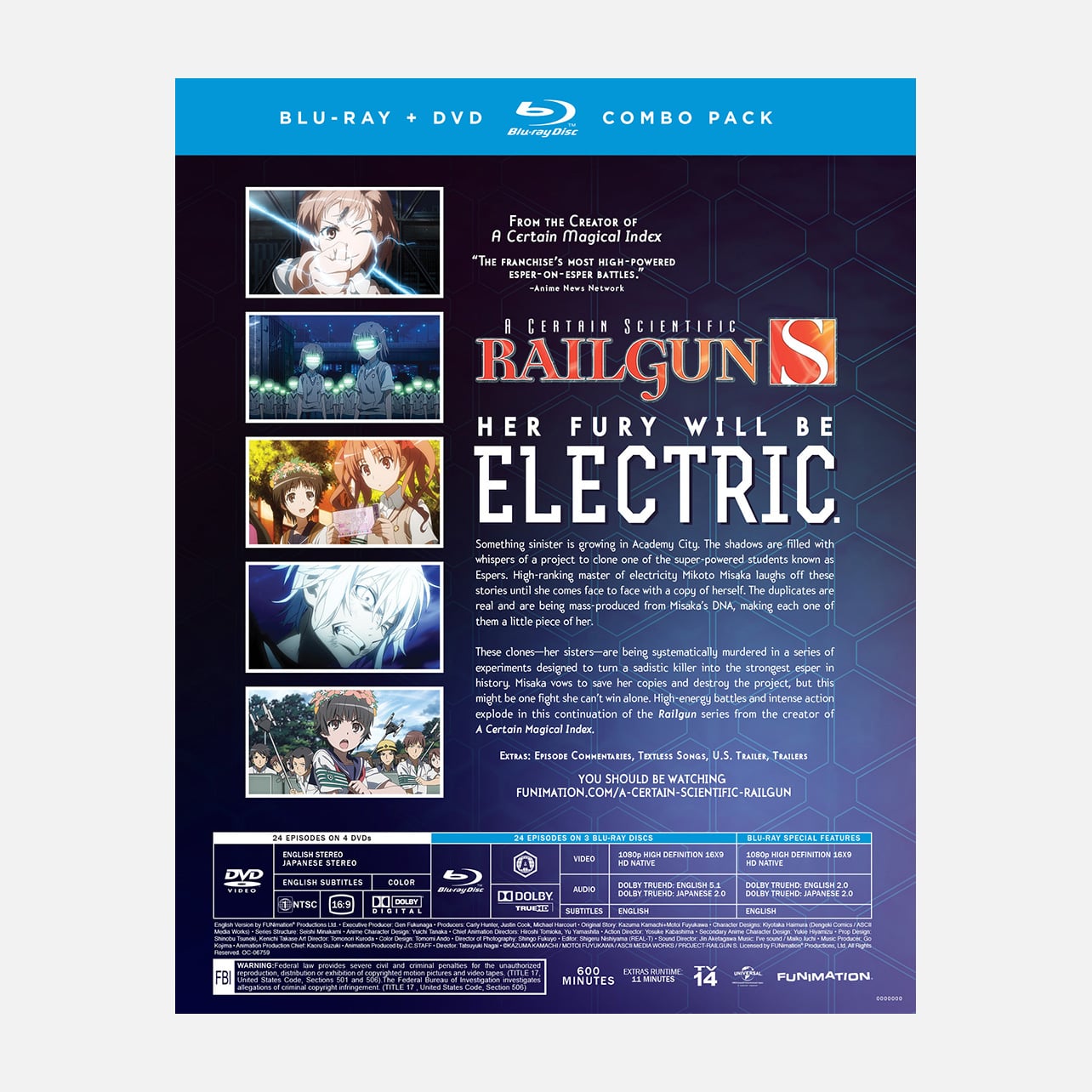 A Certain Scientific Railgun S - Season 2 - Blu-ray + DVD image count 1