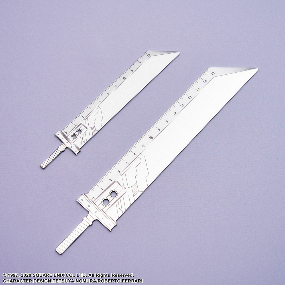 Buster Sword Final Fantasy VII Remake Metal Ruler Set image count 0