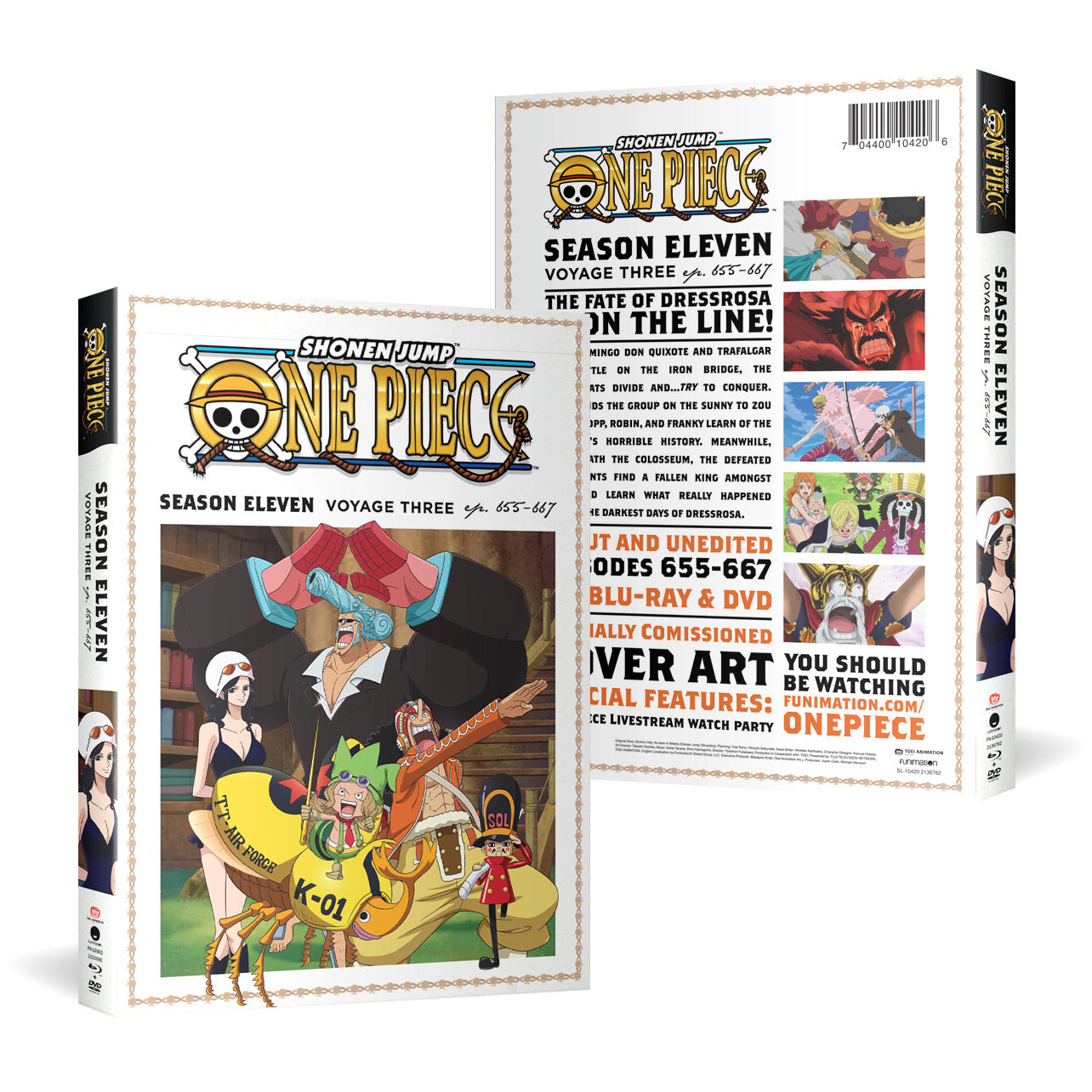 One Piece - Season Eleven Voyage Three - BD/DVD image count 0
