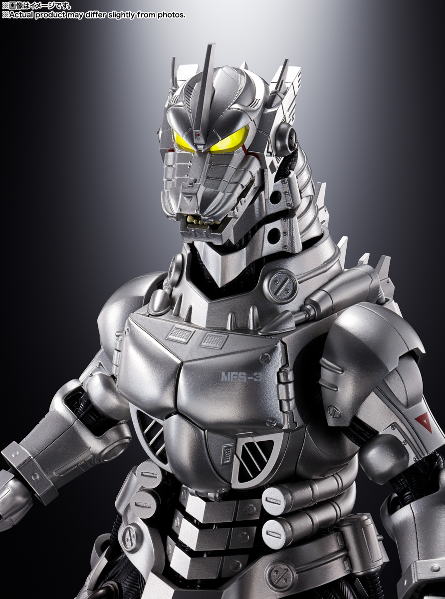 Figura Godzilla Soul Of Chogokin Type-3 Kiryu - 23 Cm, Edición Especial Bandai, Con Accesorios Y Base