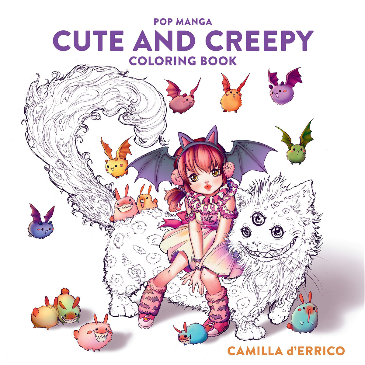 Pop Manga Cute and Creepy Coloring Book image count 0