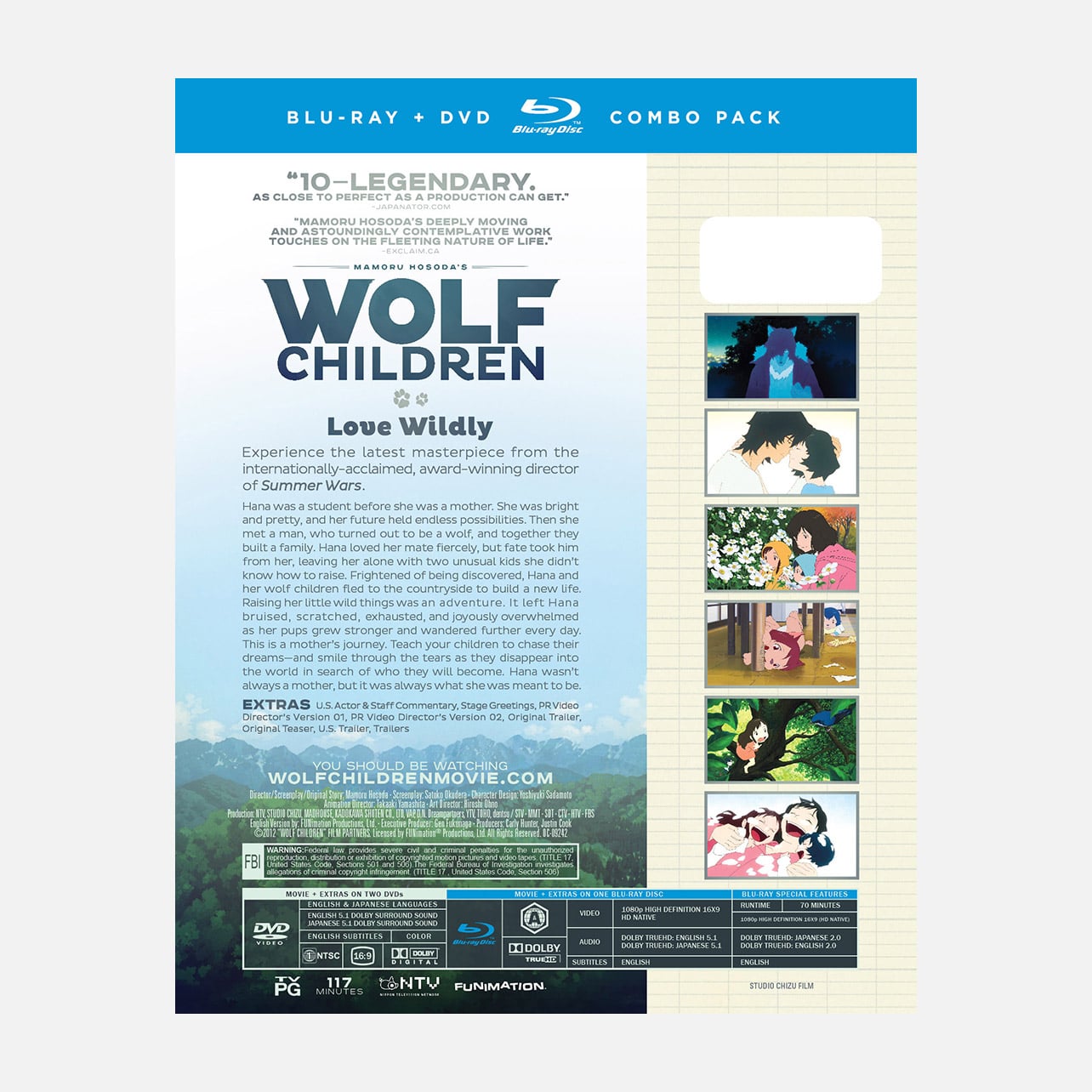 Wolf Children - The Movie - Blu-ray + DVD image count 1