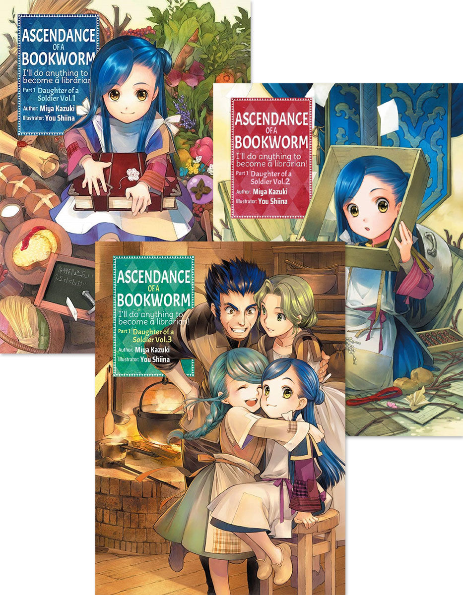 Ascendance of a Bookworm Part 1 Manga Book Series