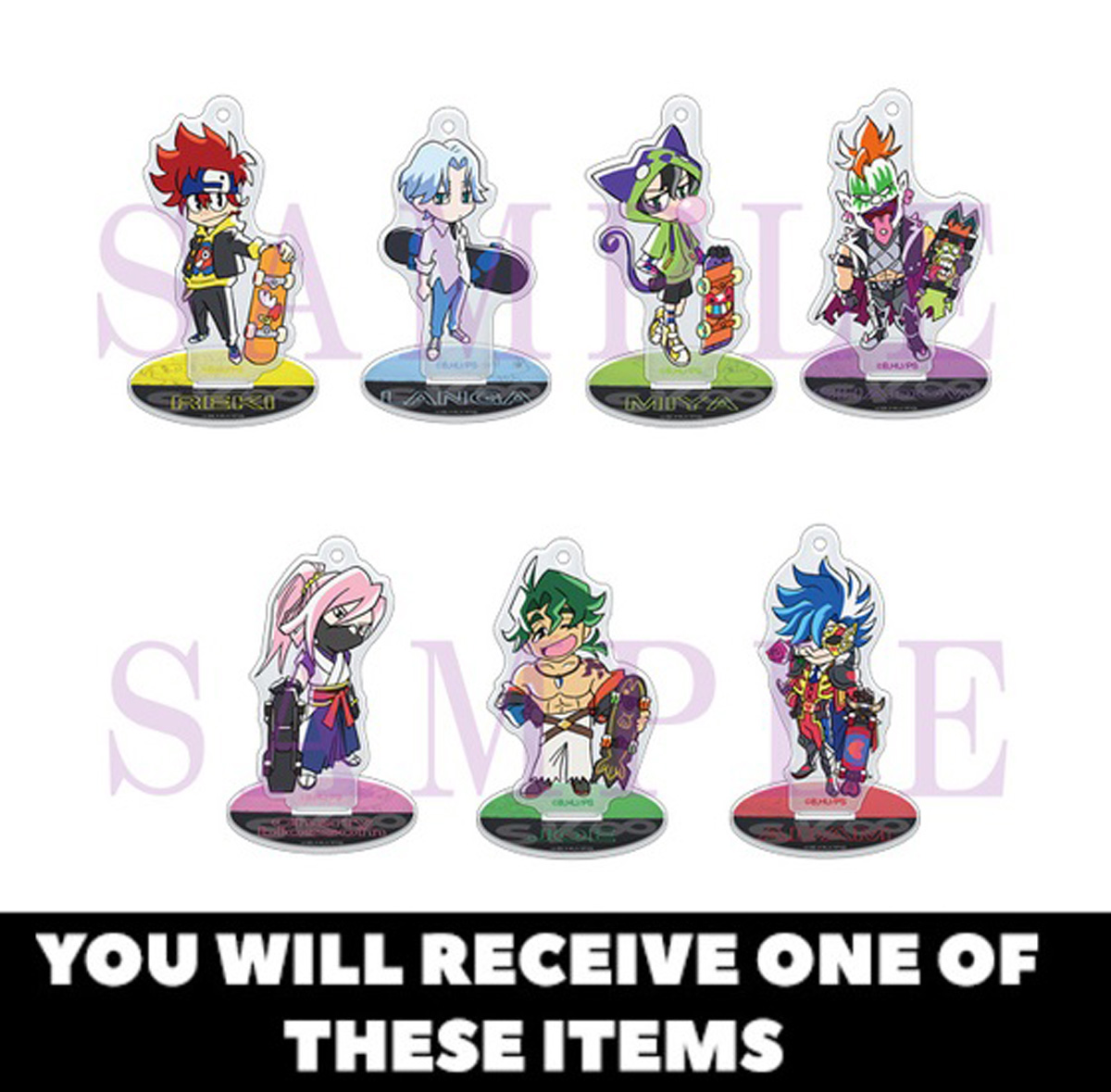 SK8 the Infinity Mini Acrylic Standee Blind Box image count 0