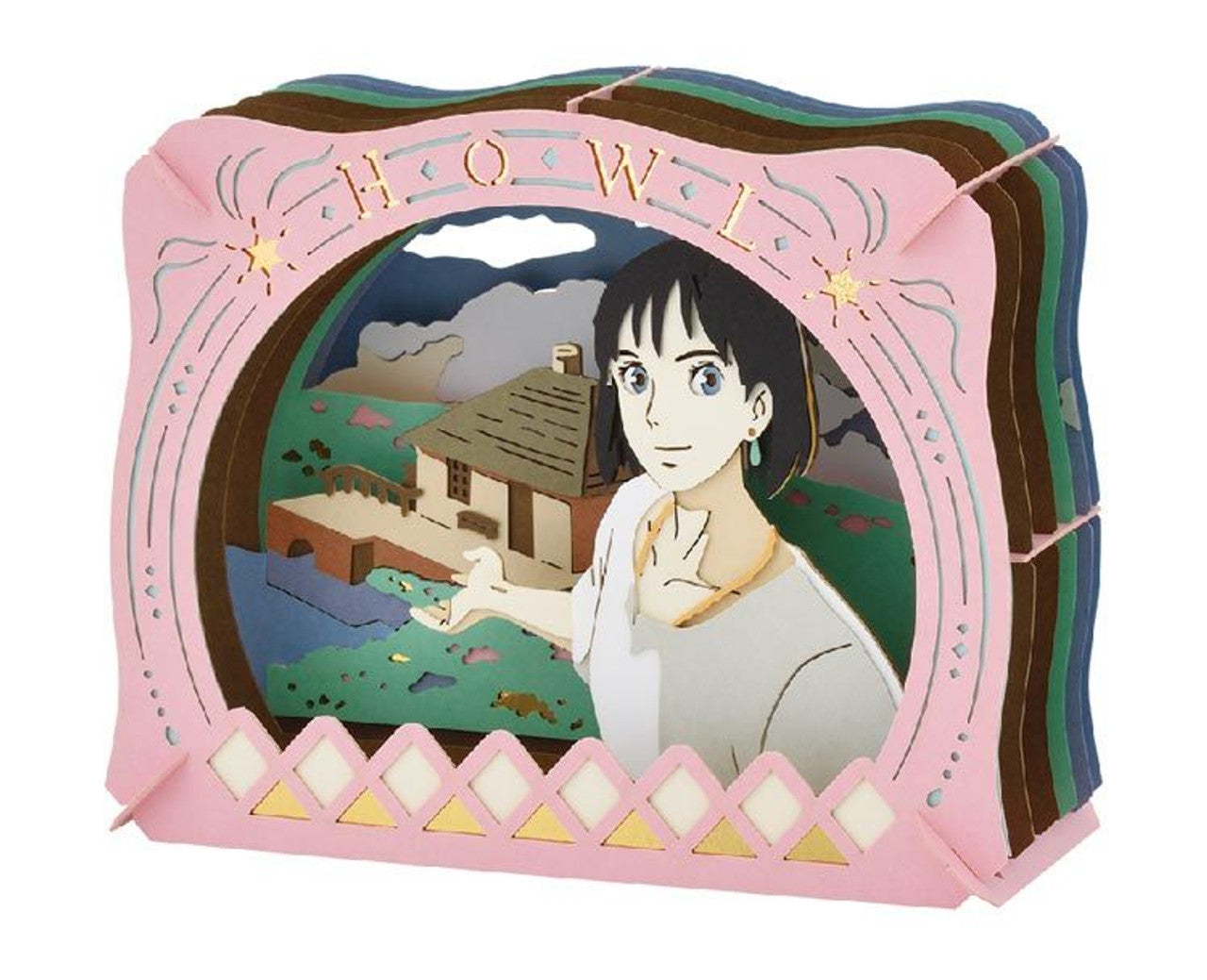 Ensky - Ghibli Howl's Moving Castle Paper Theater Cube PTC-T07