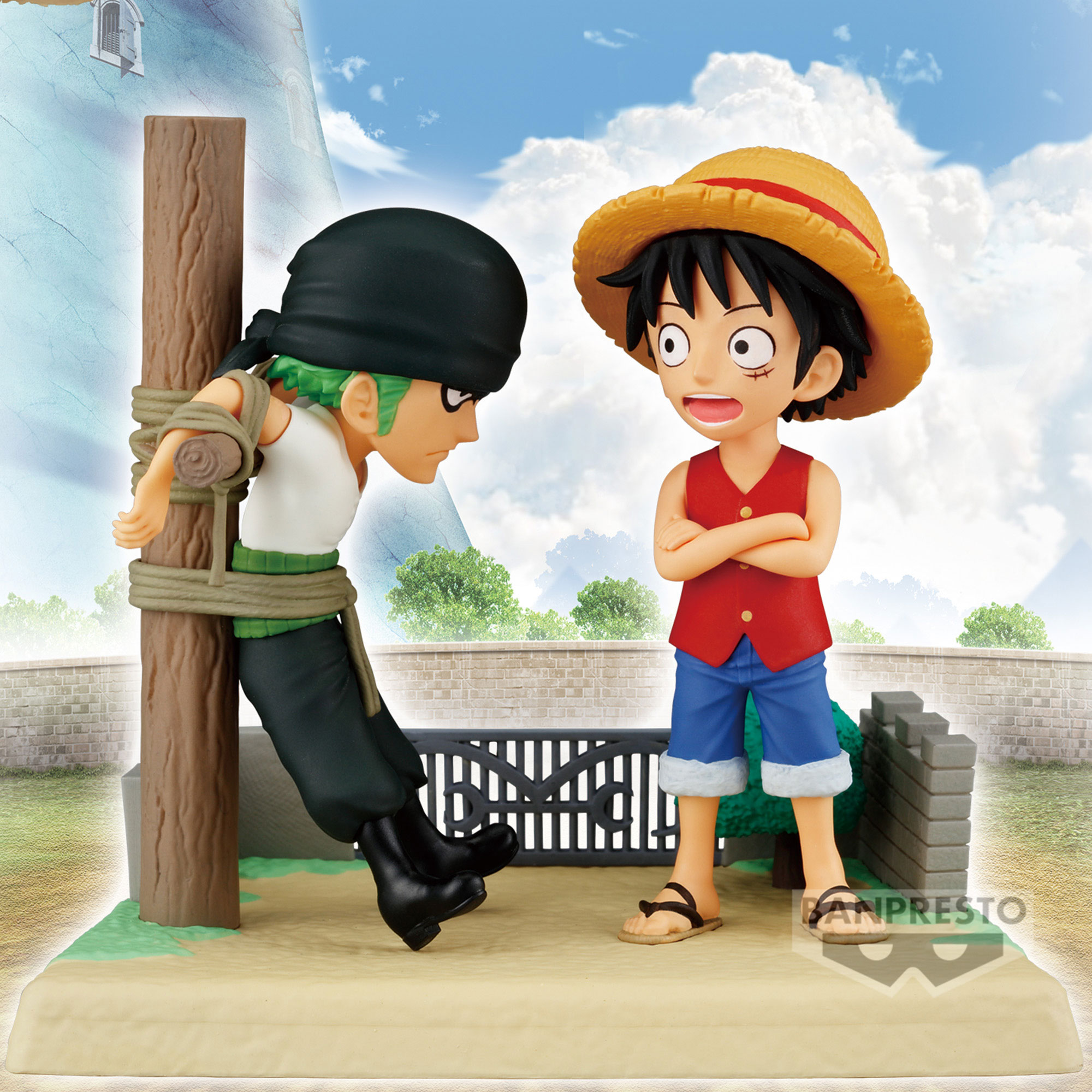 One Piece - Monkey D. Luffy & Roronoa Zoro Log Stories World Collectable  Figure | Crunchyroll Store