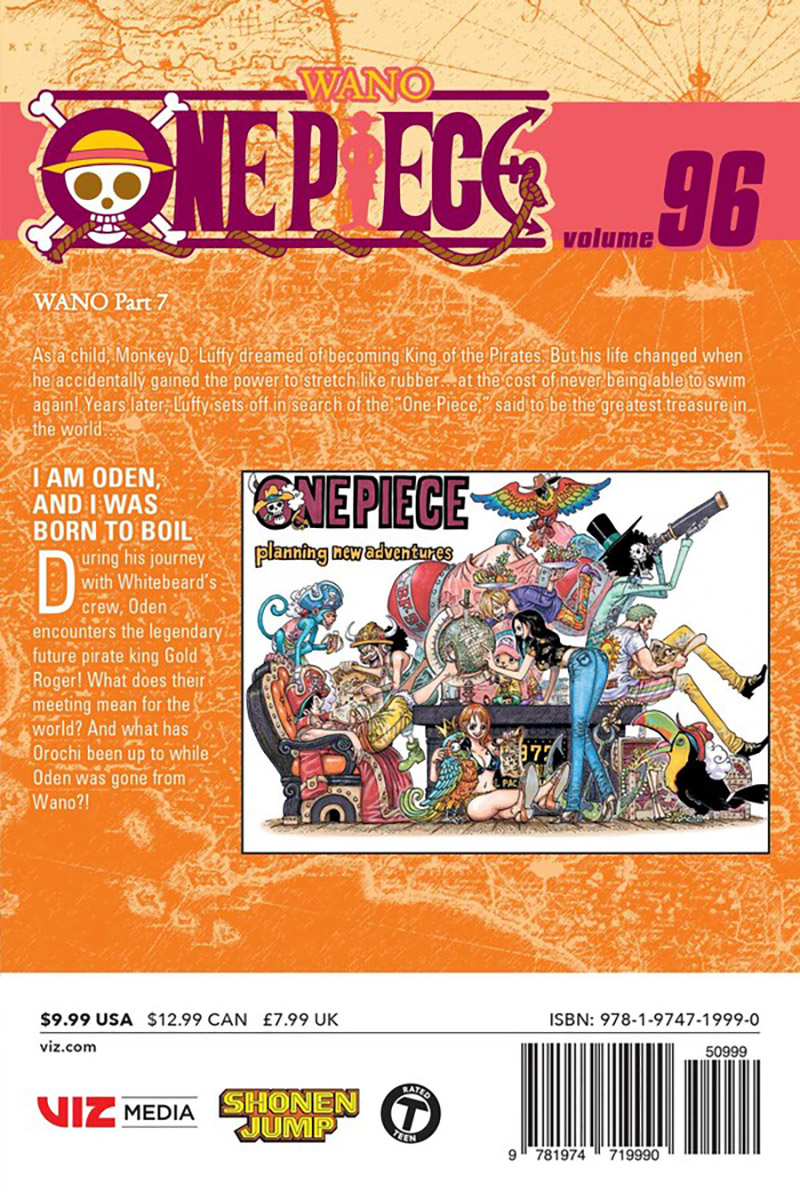 One Piece, Vol. 96: I Am Oden, And I Was Born To Boil See more