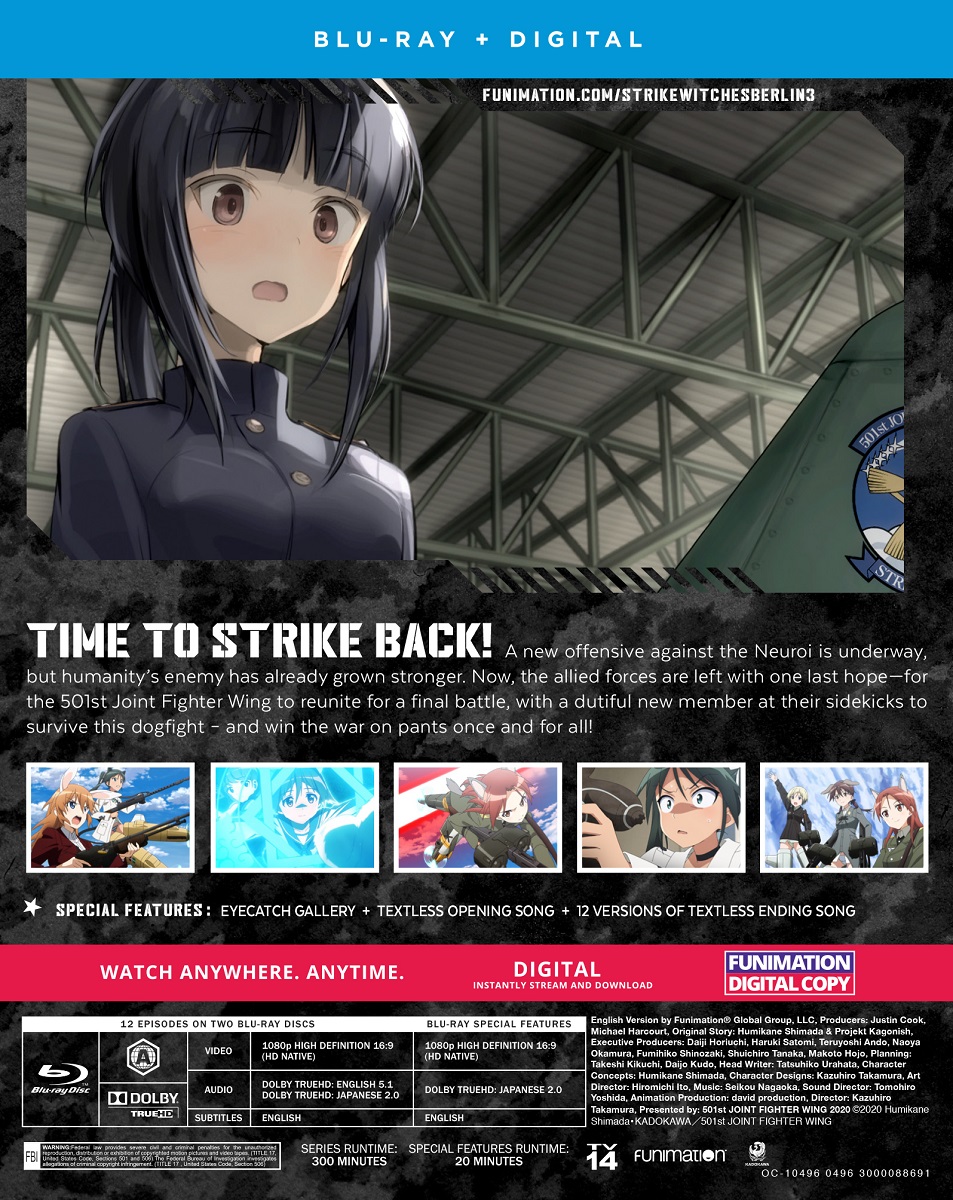Strike Witches Road to Berlin Season 3 Blu-ray image count 2