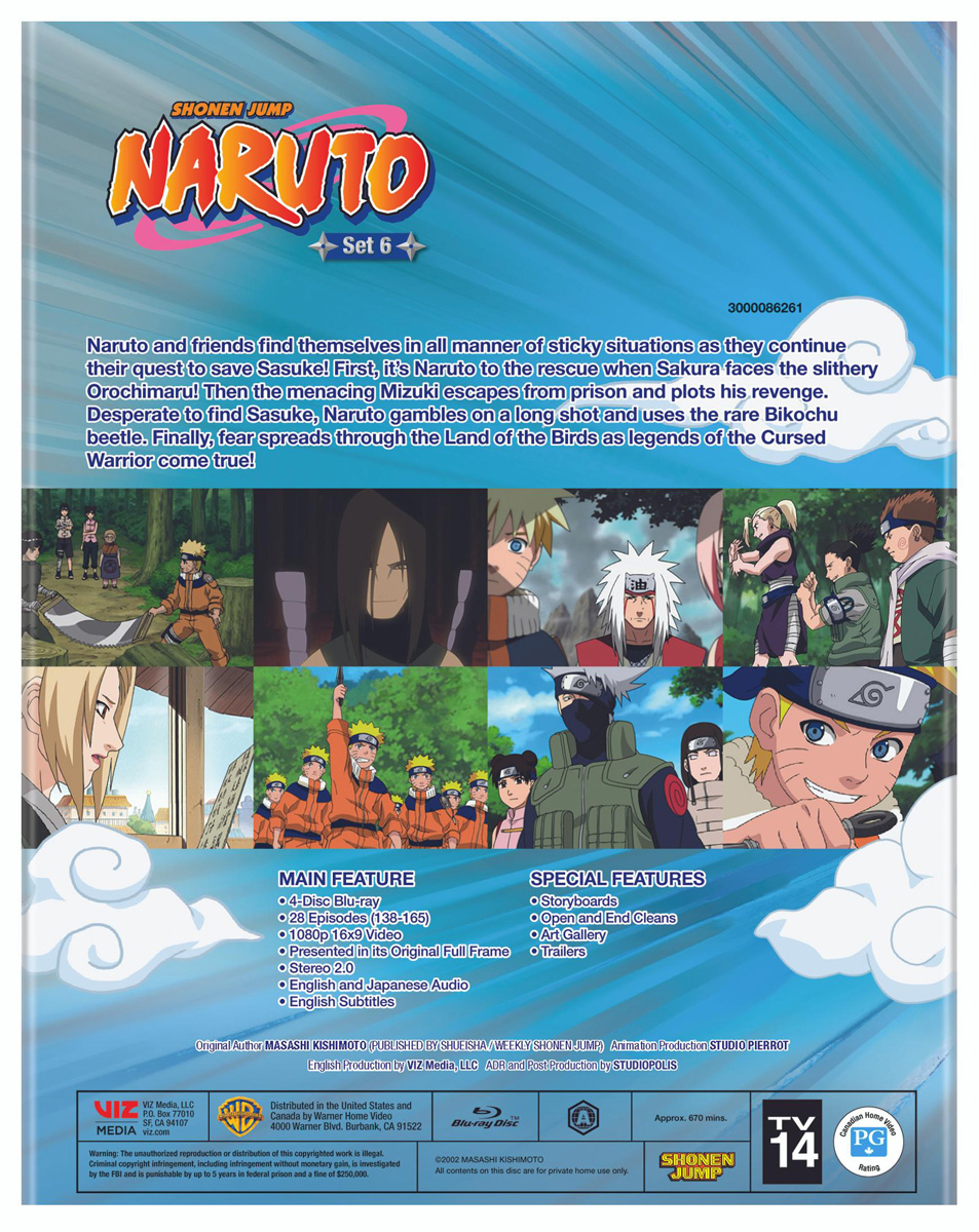 Naruto Set 6 Blu-ray - Naruto Set 6 Blu-ray | Crunchyroll store