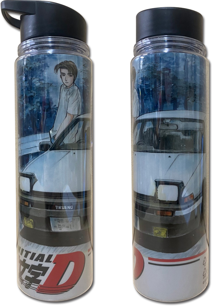 Initial D (Manga) - Takumi Fujiwara & AE86 Double Wall Water Bottle