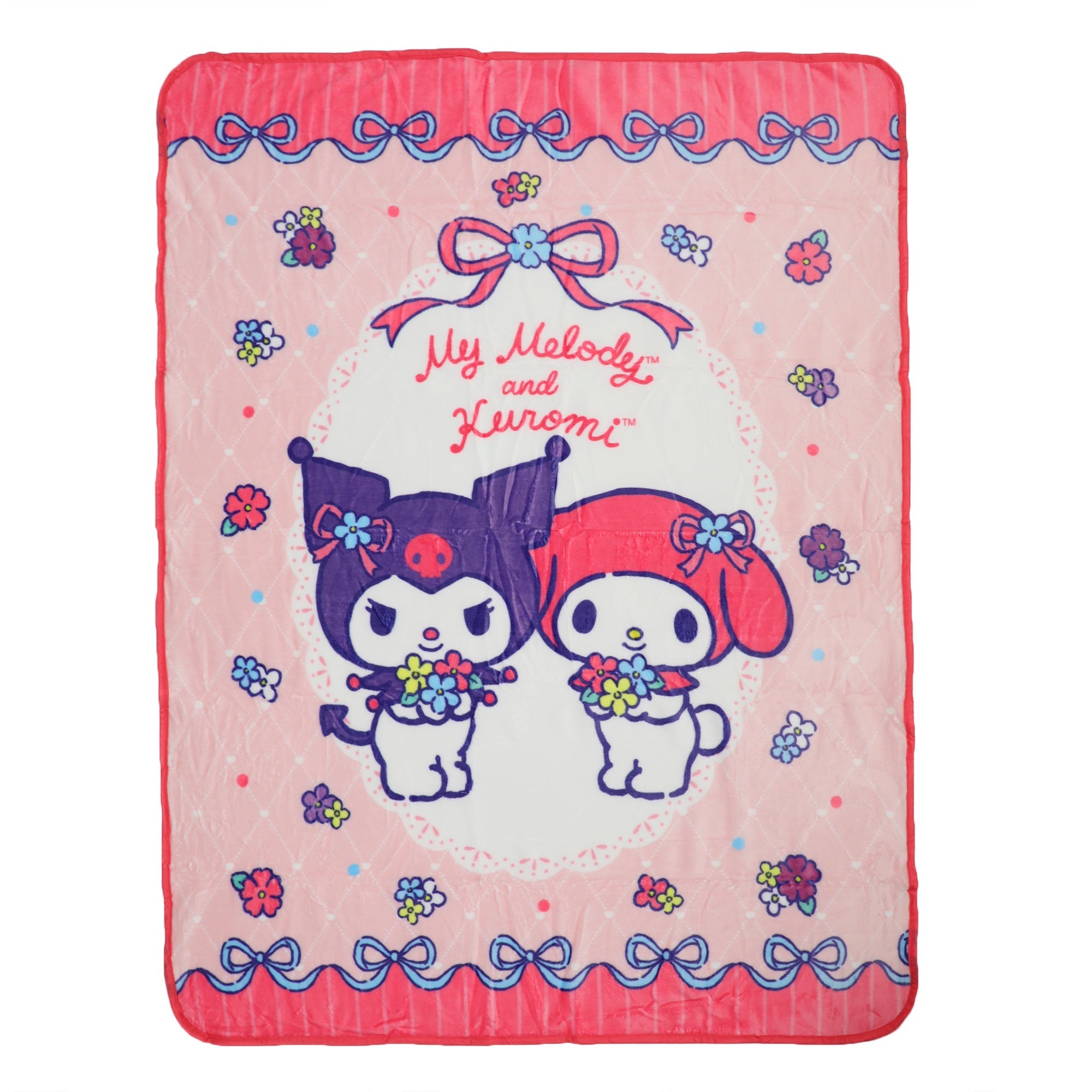 Sanrio My Melody Kuromi Throw Blanket Crunchyroll Store | lupon.gov.ph