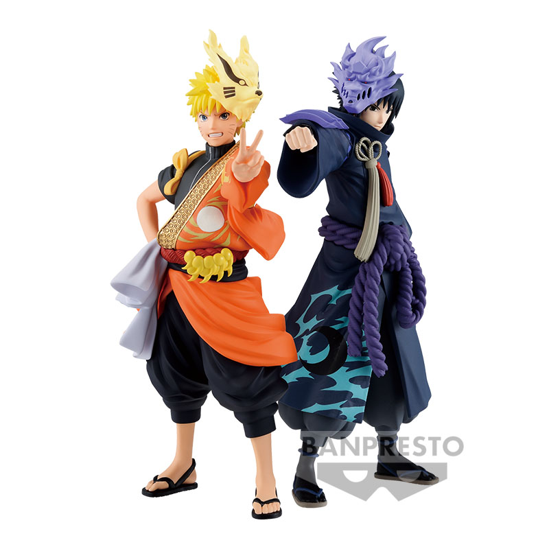 Action Figure Sasuke Uchiha Genin Anime Naruto Clássico 25cm