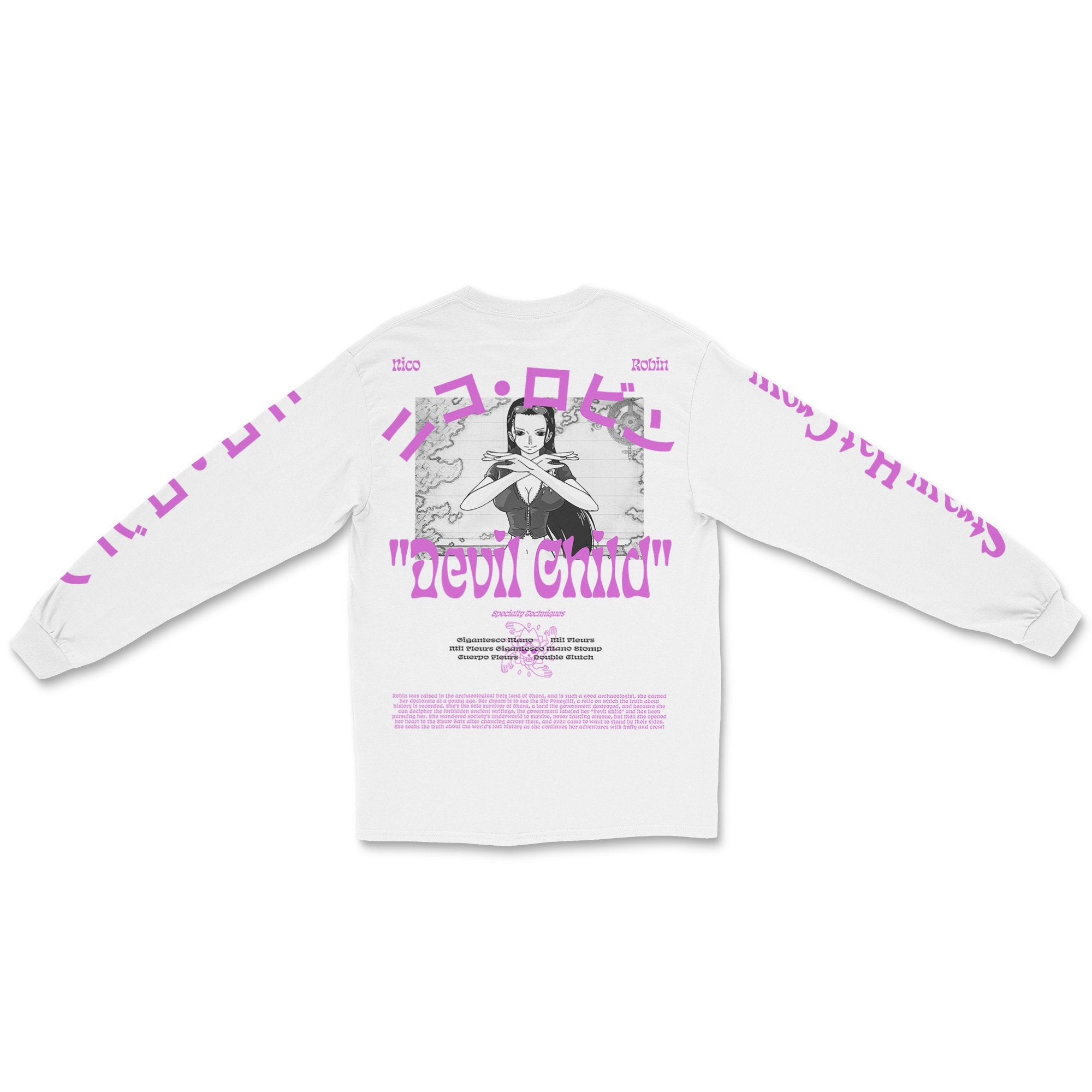 One Piece - Nico Robin Devil Child Long Sleeve - Crunchyroll Exclusive! image count 0