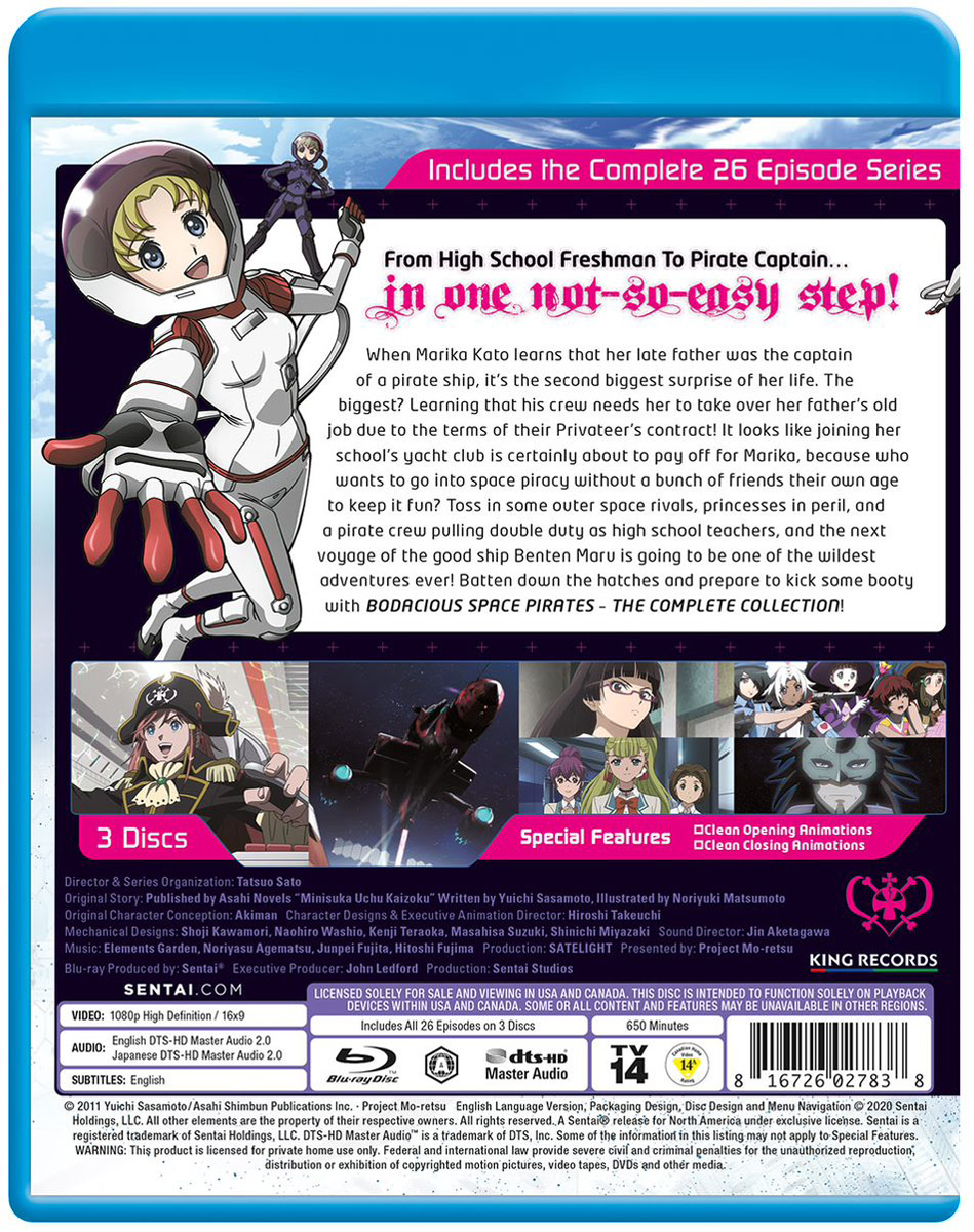 Bodacious Space Pirates Complete Collection Blu-ray - Bodacious