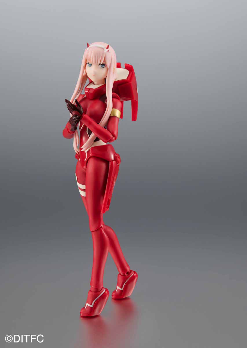 Anime Figure Toys DARLING in the FRANXX Zero Two Red Clothes Girls