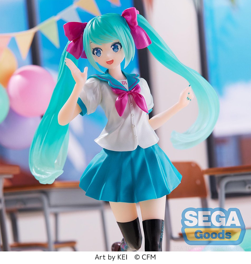 Hatsune Miku 16th Anniversary Kei Ver Vocaloid Luminasta Figure