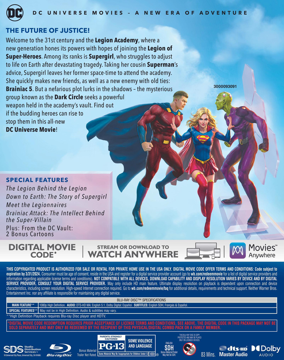 Legion of Super-Heroes (DC) (Blu-ray, 2023) for sale online