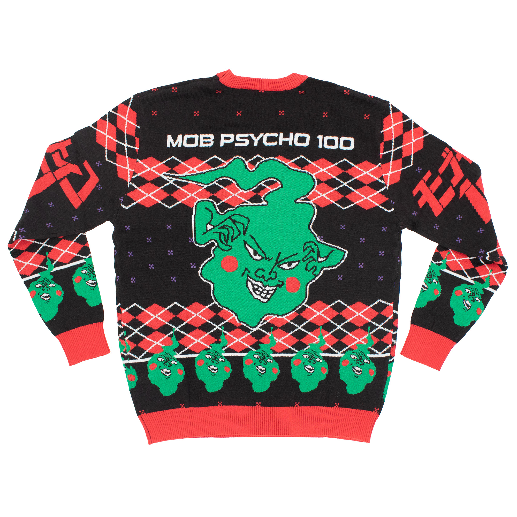 Mob Psycho 100 - Mob and Dimple Holiday Sweater image count 1