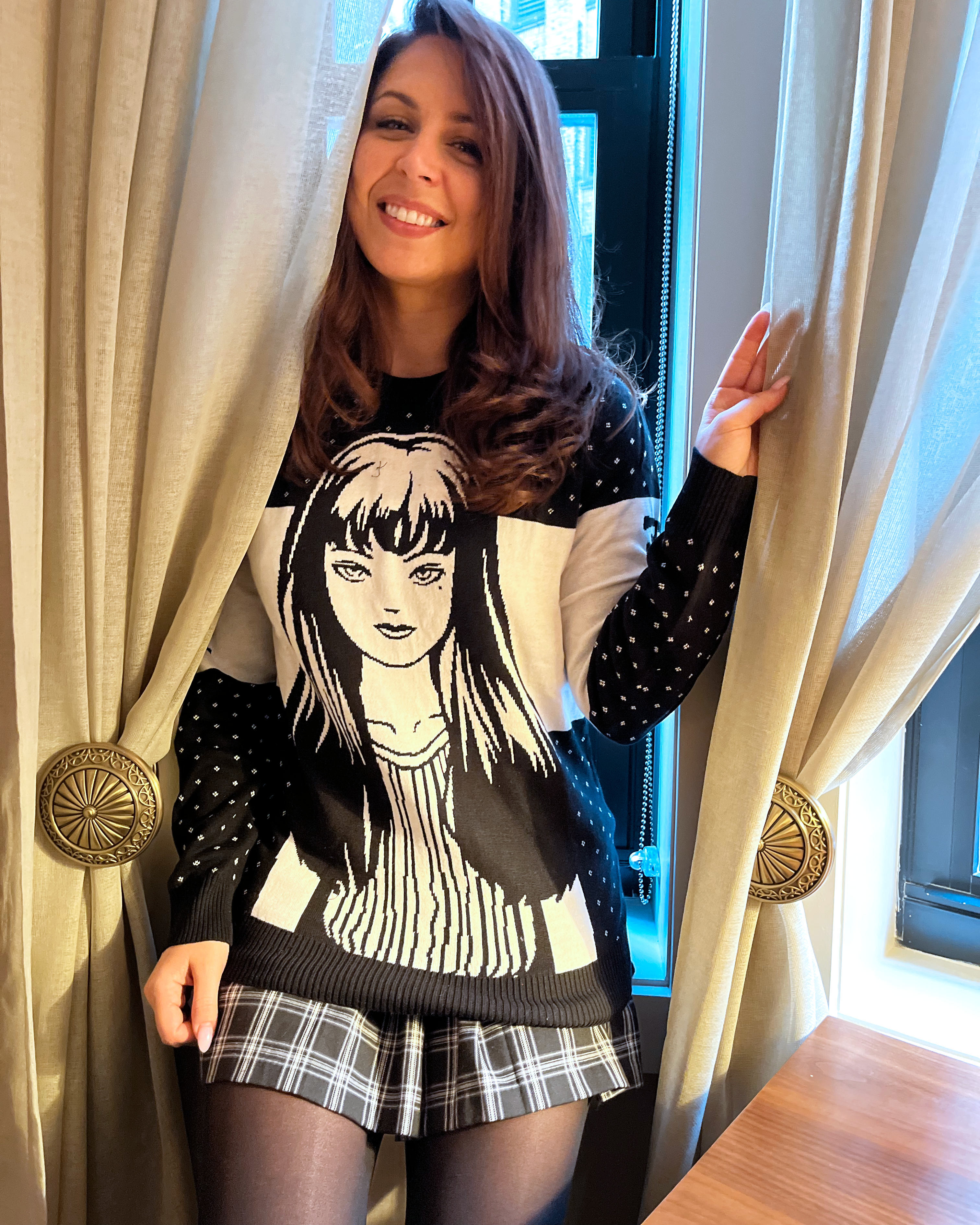 Junji Ito - Tomie Holiday Sweater - Crunchyroll Exclusive! image count 4
