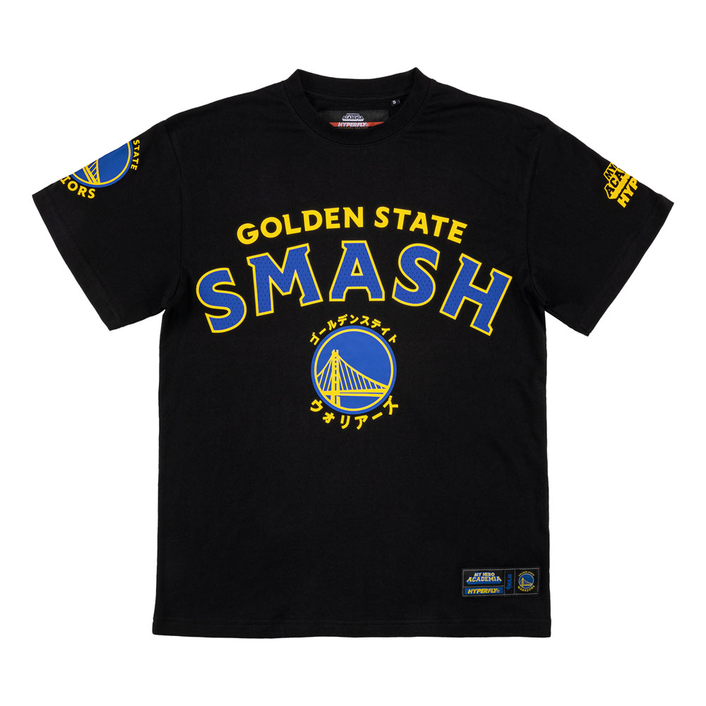 My Hero Academia – My Hero Academia x NBA Golden State Warriors x Hyperfly All Might SS T-shirt image count 0