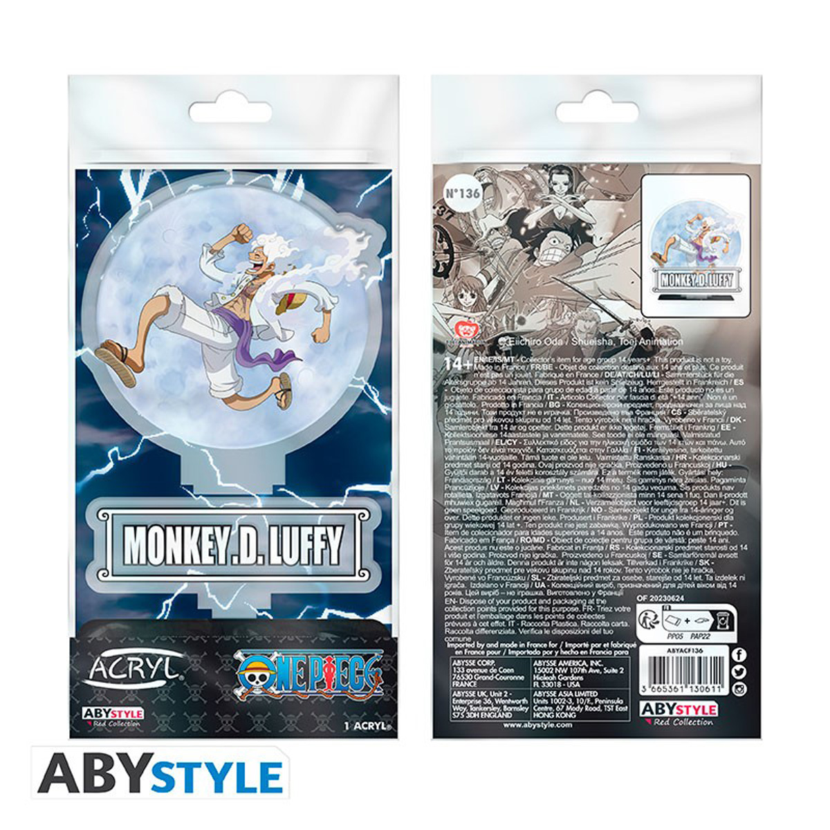 Aitai☆Kuji ONE PIECE Jump Shop Online Netflix Goods Acrylic Stand Monkey D.  Luffy