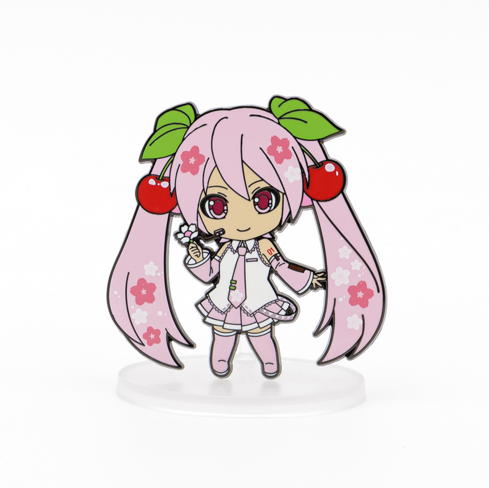 Hatsune Miku - Sakura Miku Nendoroid Pin image count 0
