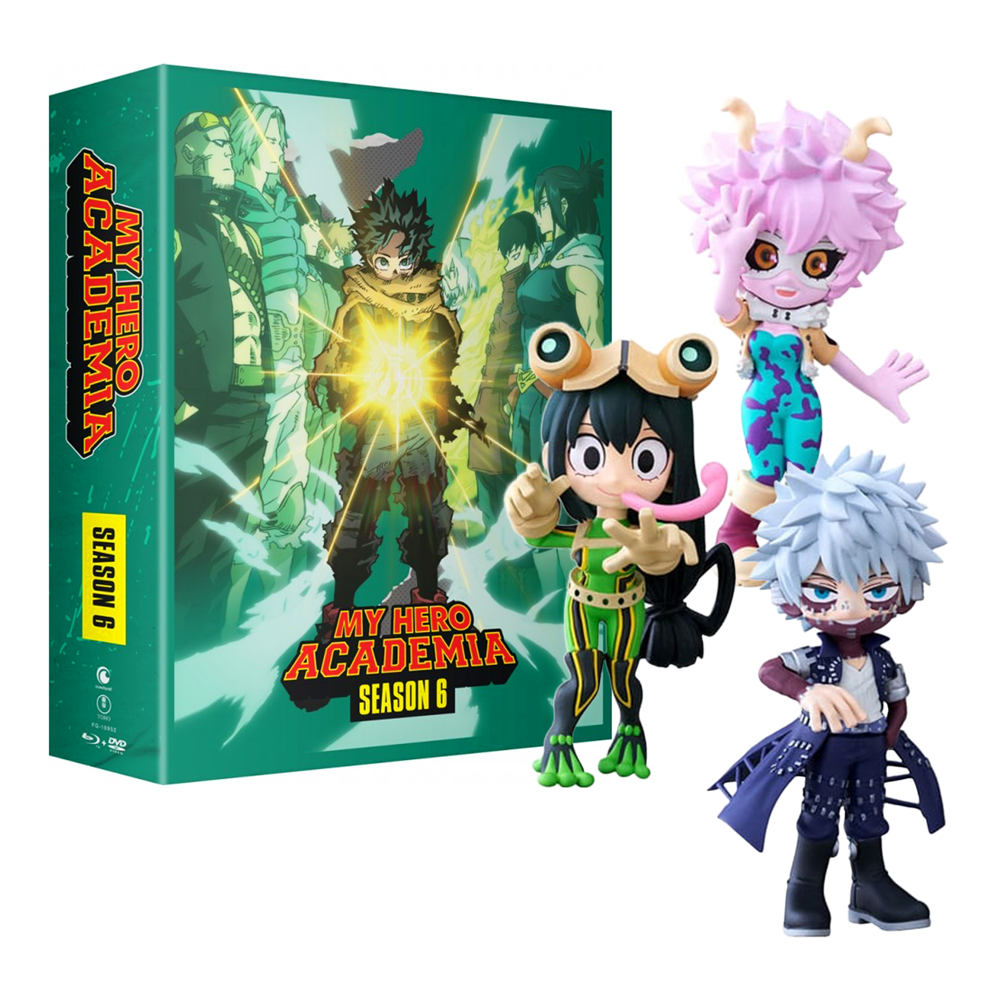 My Hero Academia Bundle - Season 6 Part 2 - Blu-ray/DVD & Assortiment Figurines image count 0