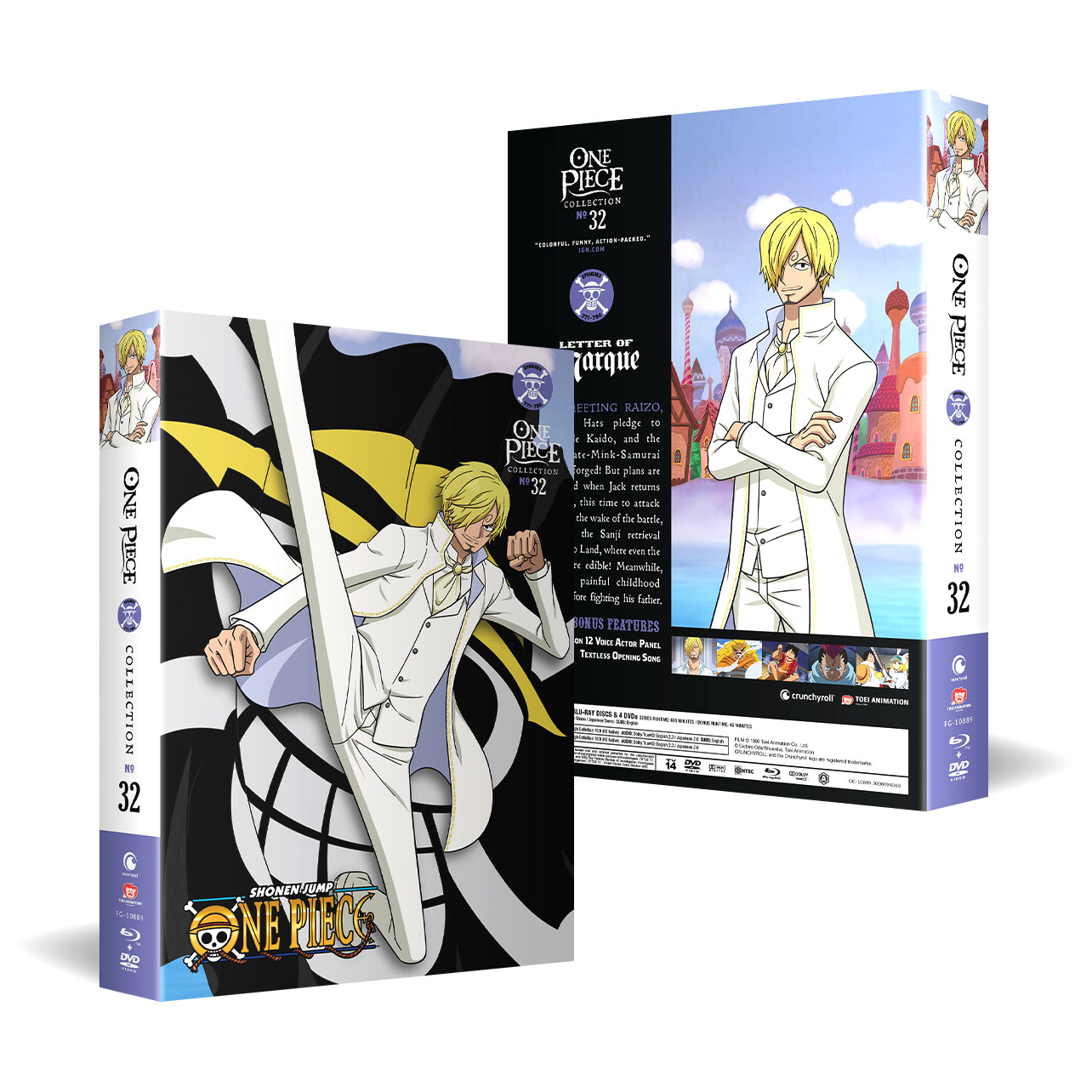 One Piece: Collection 32 - Blu-ray + DVD : Various  