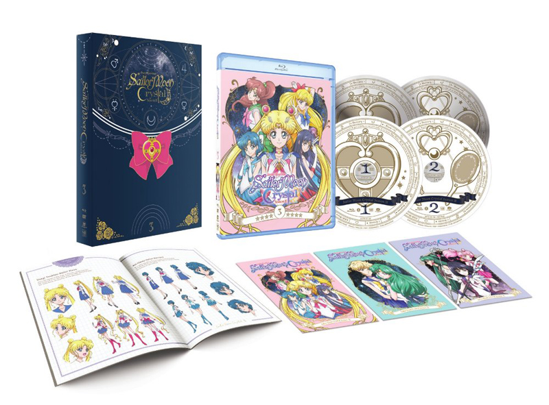 Sailor Moon Crystal Season 3 (2017) R1 DVD Cover 