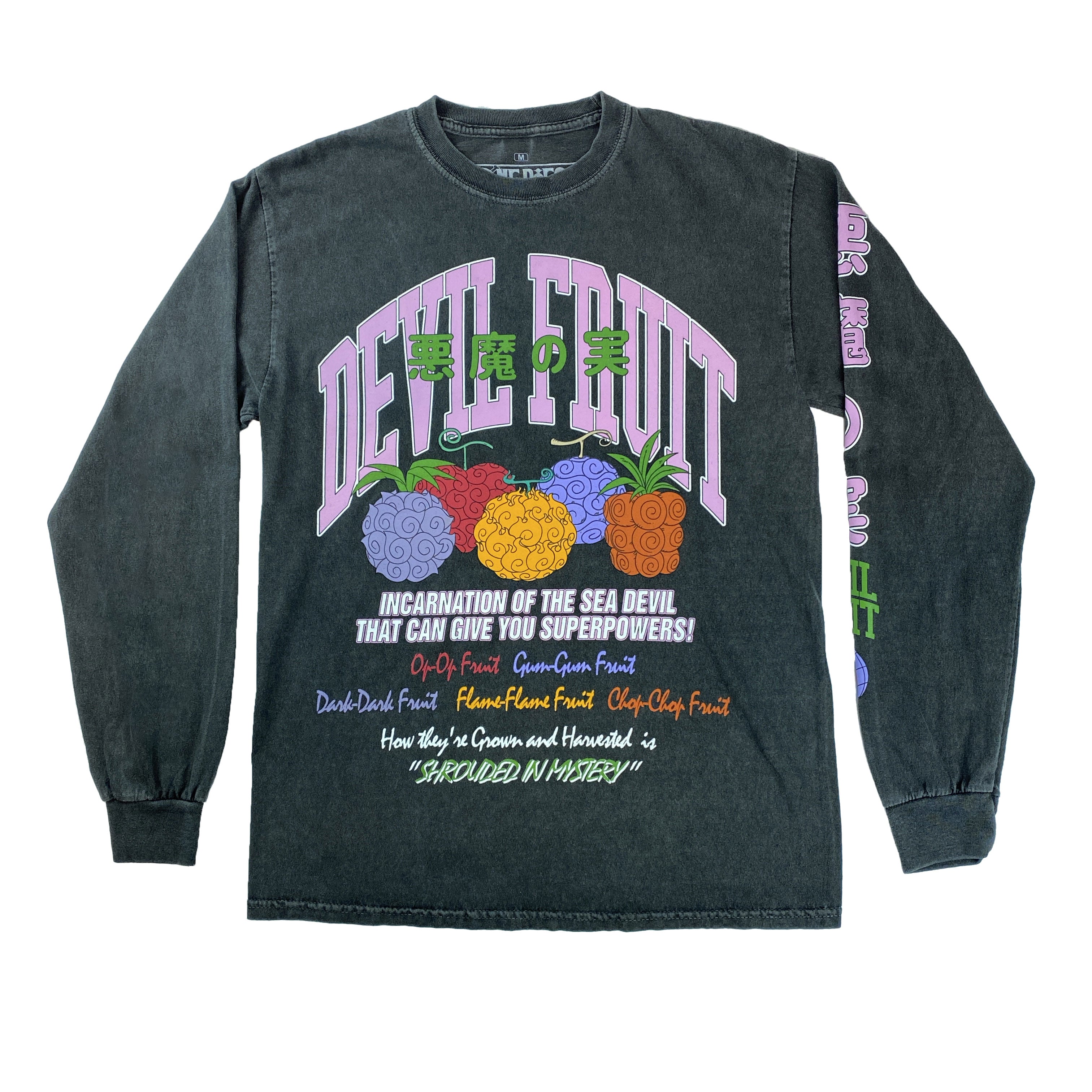 One Piece - Devil Fruit Athletic Long Sleeve - Crunchyroll Exclusive! image count 0