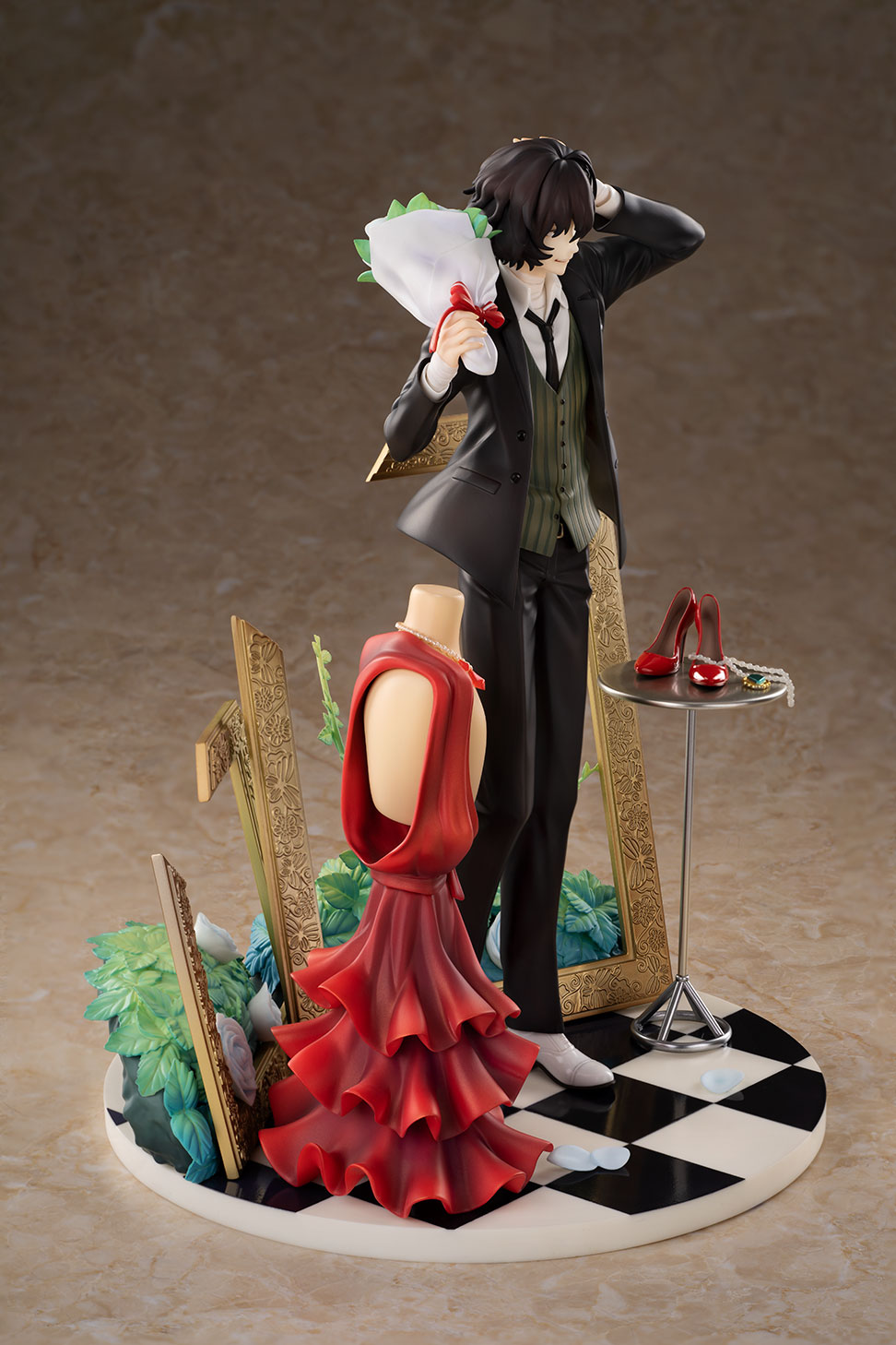 QAHEART Dazai Osamu Figures Anime Figure Statues Jacket is Removable and  Arms are Replaceable Anime Figurine
