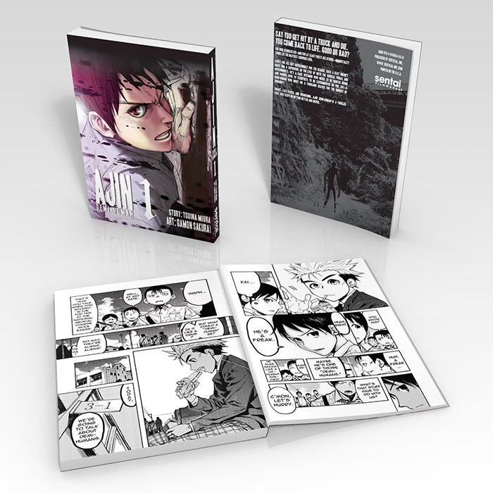 Ajin Demi-Human Manga volumes 1-4 (Tsuina Miura, Gamon Sakurai)
