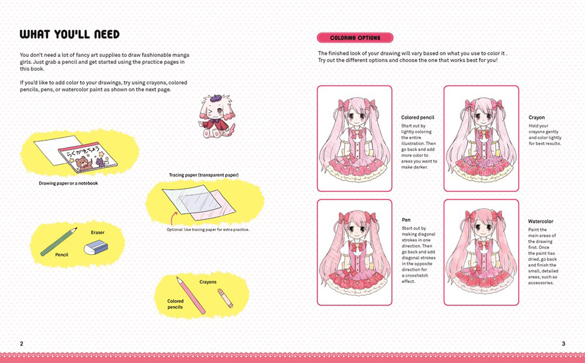 Anime and Manga Drawing Kits for Teens and Adults
