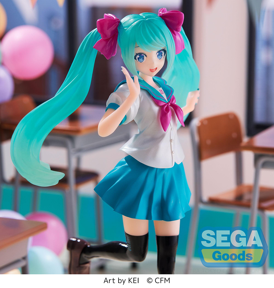 Hatsune Miku 16th Anniversary Kei Ver Vocaloid Luminasta Figure