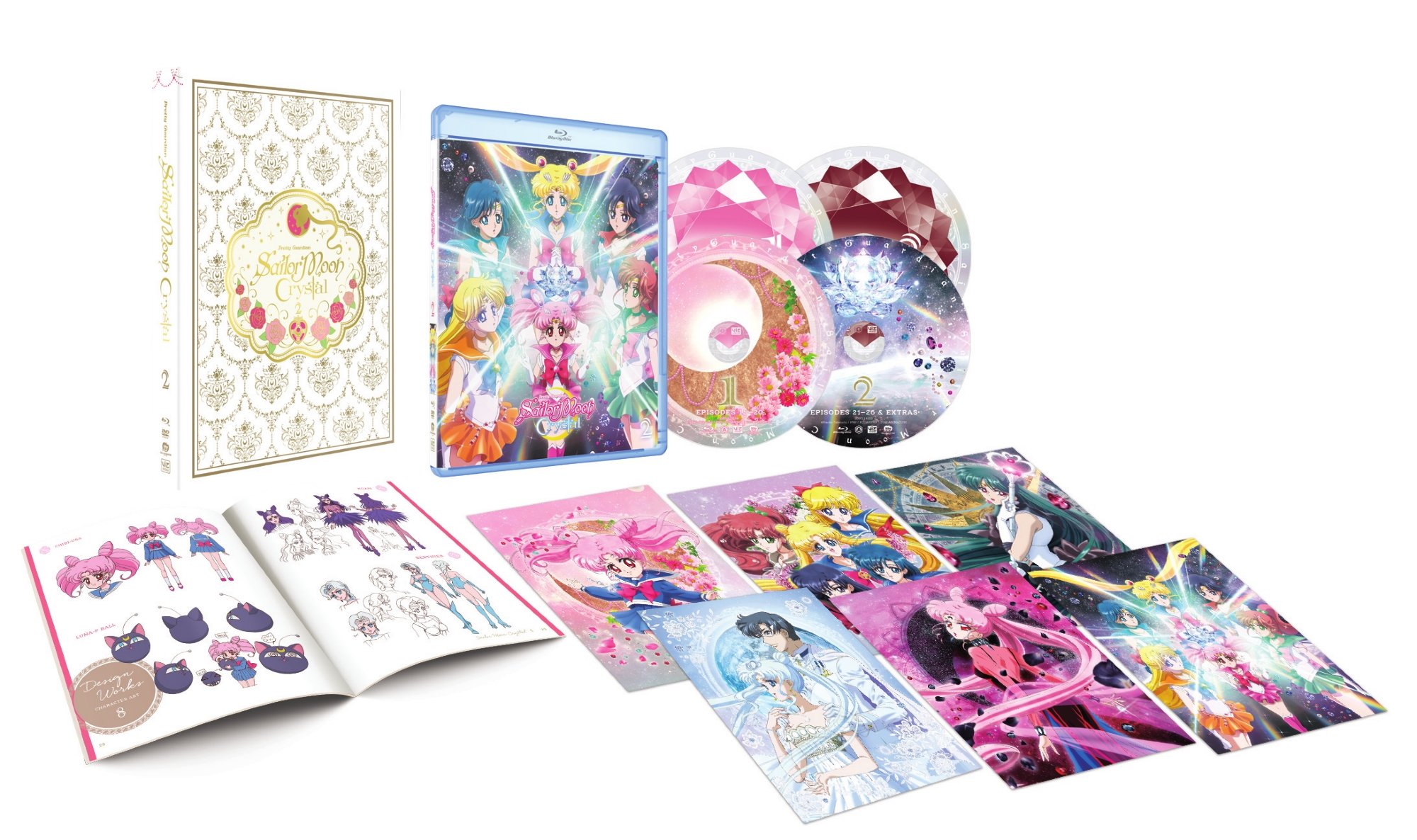 Sailor Moon Crystal Set 2 Limited Edition Blu-ray/DVD image count 1