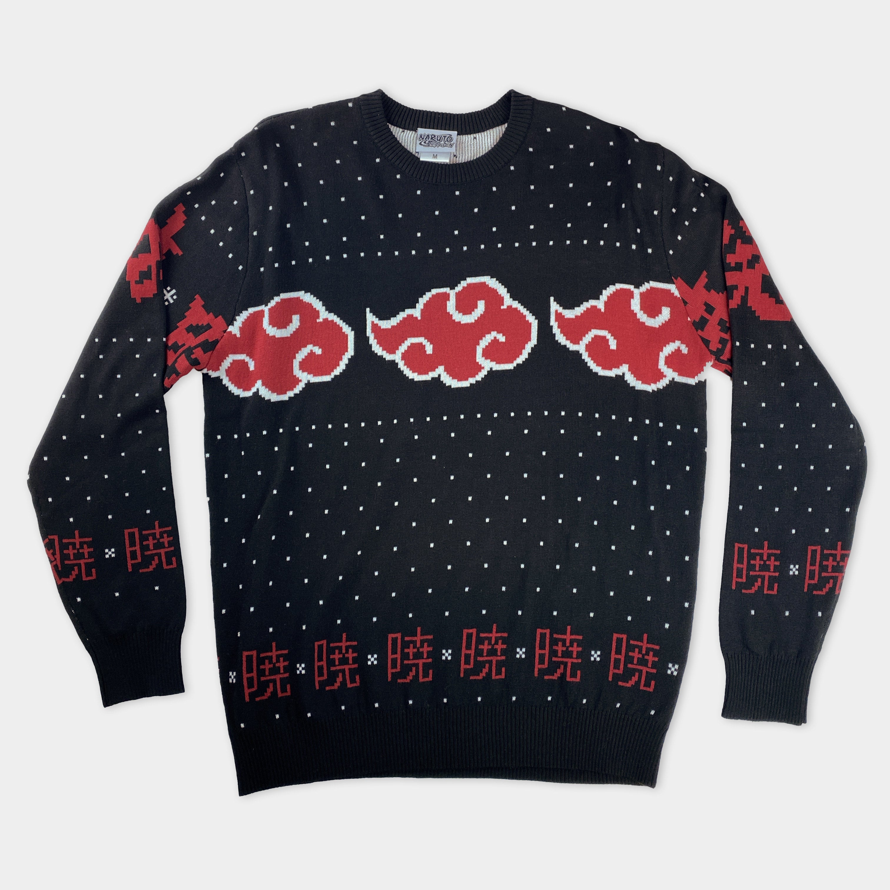Naruto Shippuden - Akatsuki Cloud Holiday Sweater - Crunchyroll Exclusive! image count 0