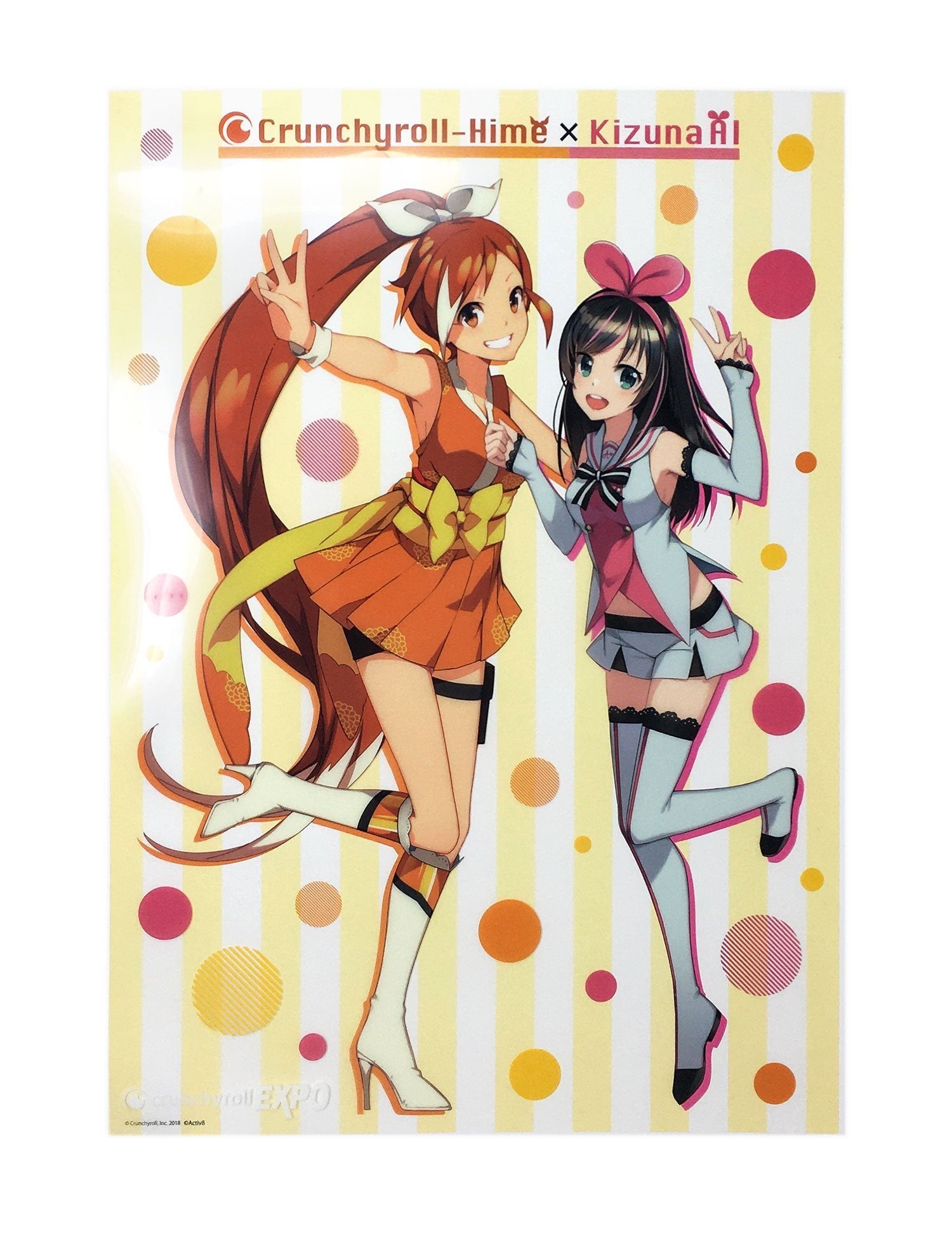 CRX2019 Kizuna AI & Crunchyroll-Hime Clear Poster image count 1