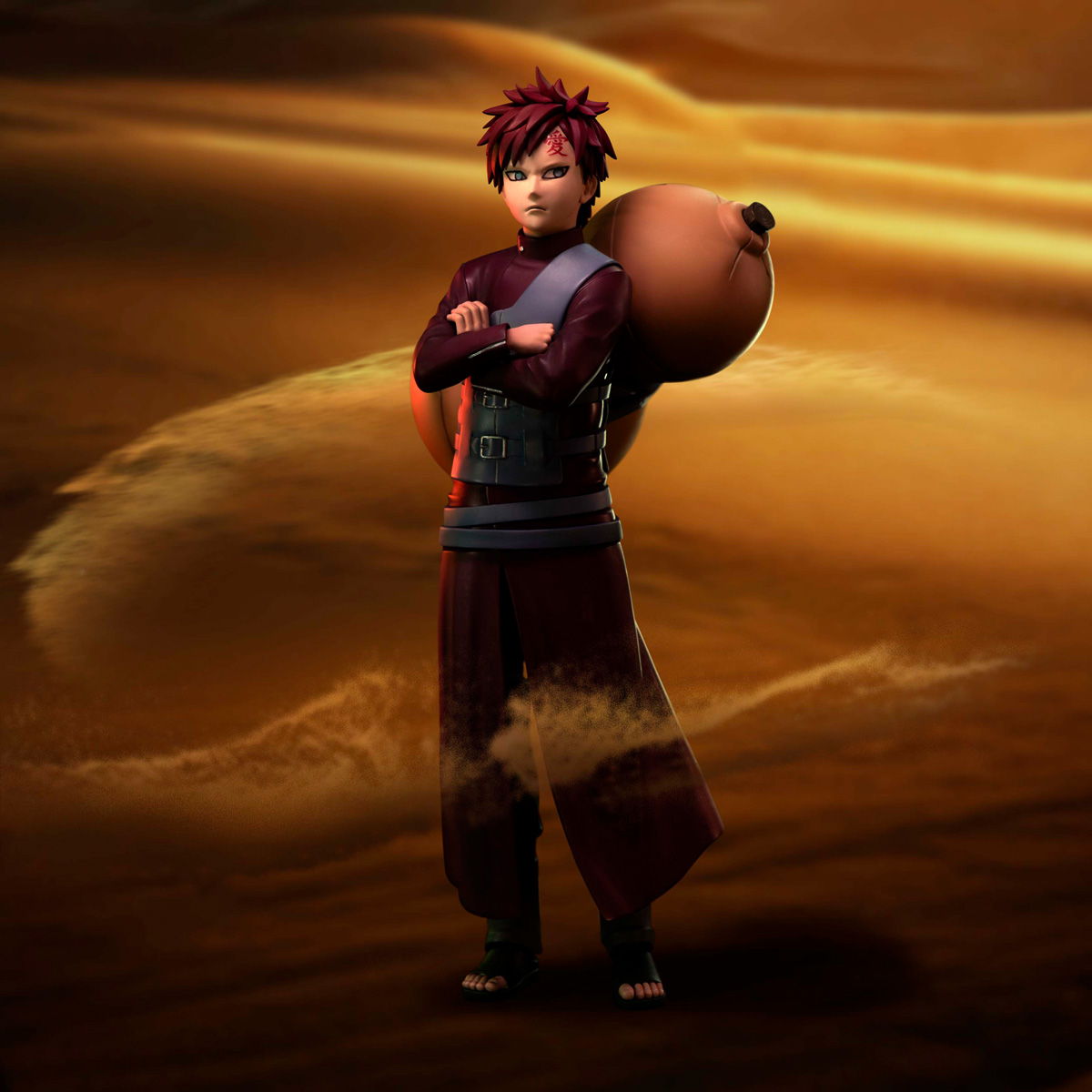 Naruto Shippuuden Fan Art: gaara and naruto