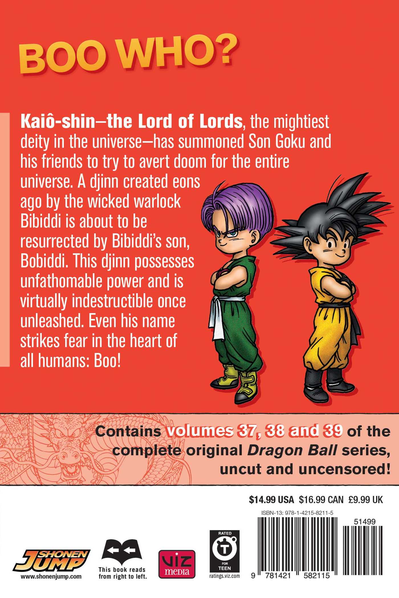 Dragon Ball Z Manga of 3 Volumes in 1 Omnibus book Vol. 1