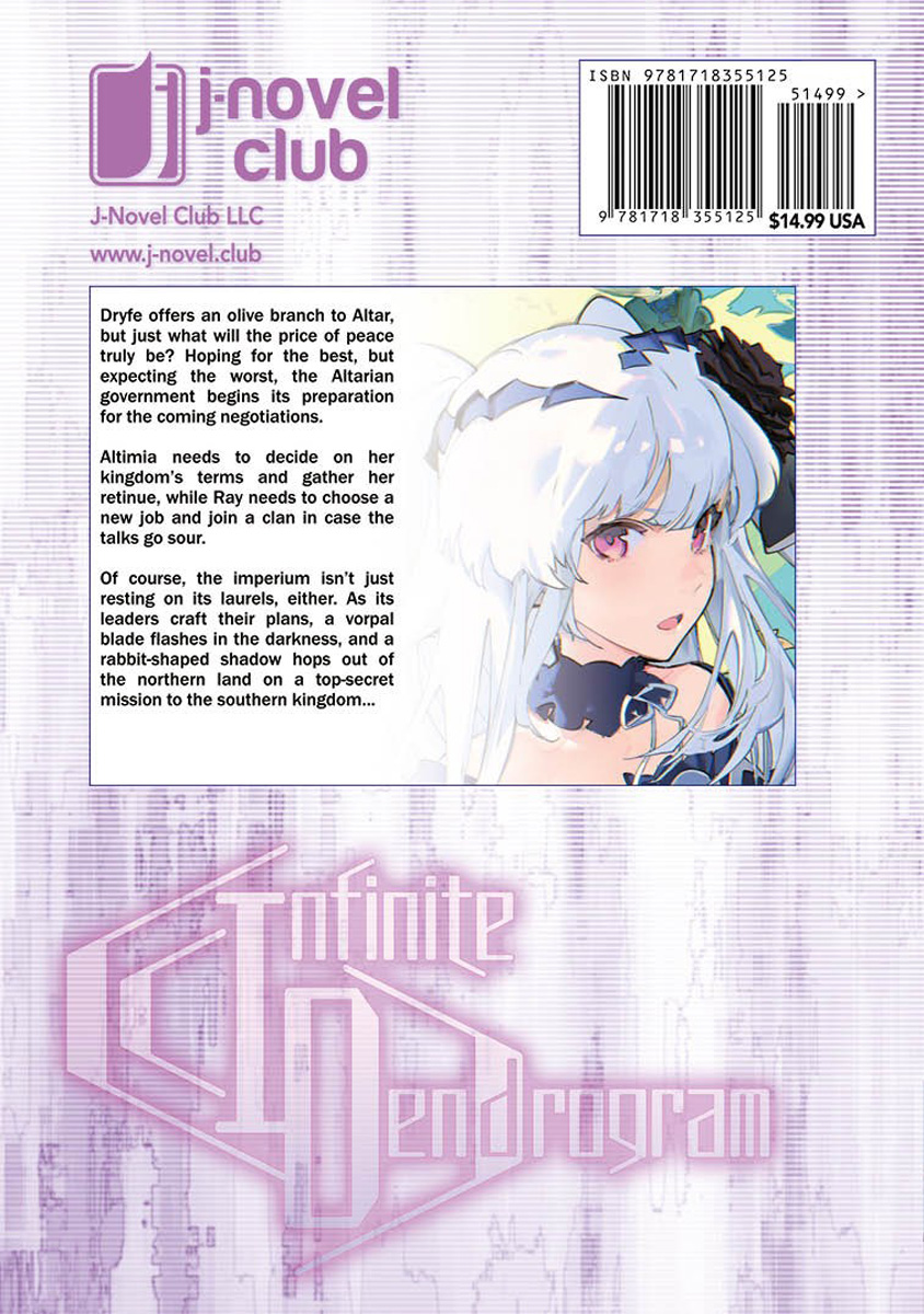 J-Novel Club Forums  Infinite Dendrogram The Southern Cross - Blu-ray  Bonus Light Novel(544P)