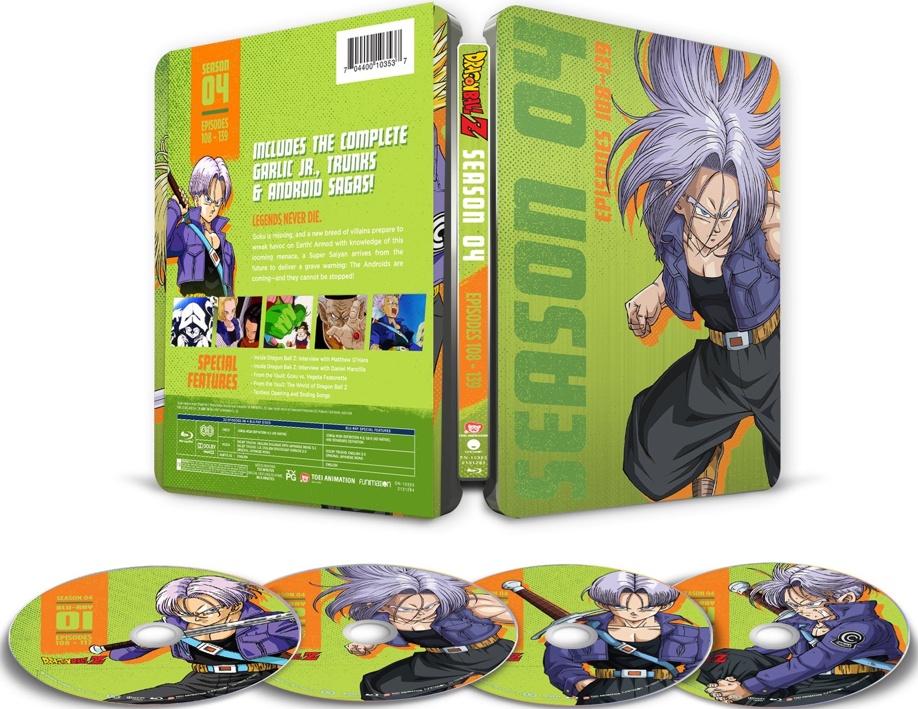 Dragon Ball Z - 4:3 Steelbook - Season 4 - Blu-ray image count 0