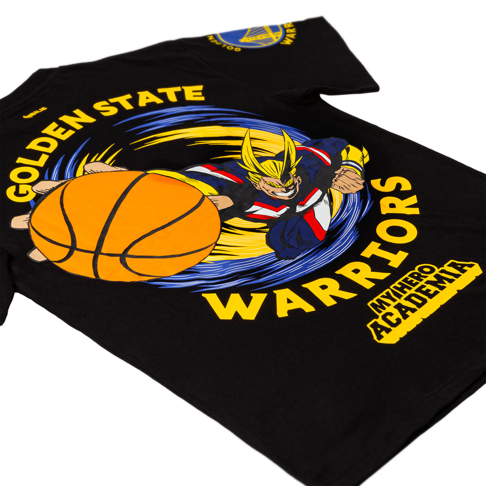 My Hero Academia – My Hero Academia x NBA Golden State Warriors x Hyperfly All Might SS T-shirt image count 3