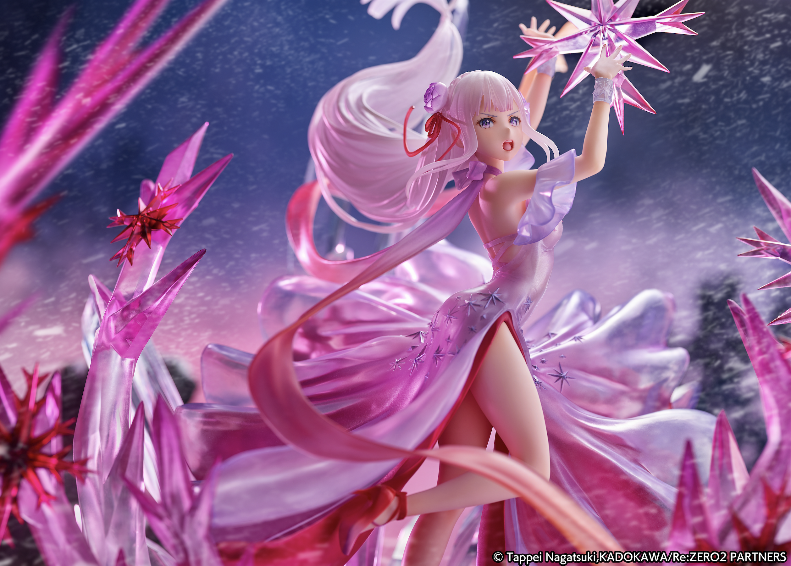 Re:Zero - Frozen Emilia 1/7 Scale Figure (Crystal Dress Ver.) image count 13