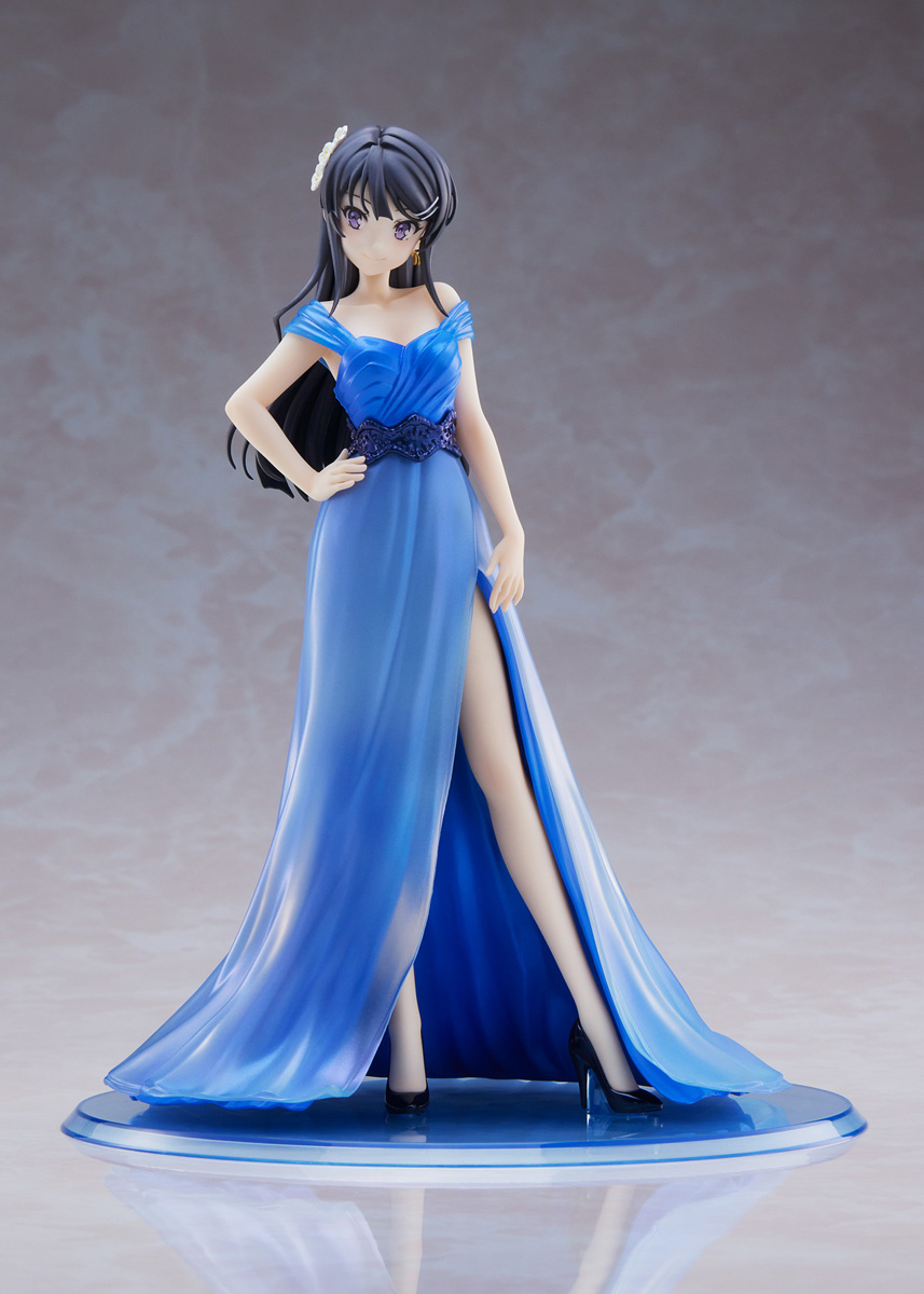 Rascal Does Not Dream of Bunny Girl Senpai - Mai Sakurajima Figure (Blue Wedding Dress Ver.) image count 1