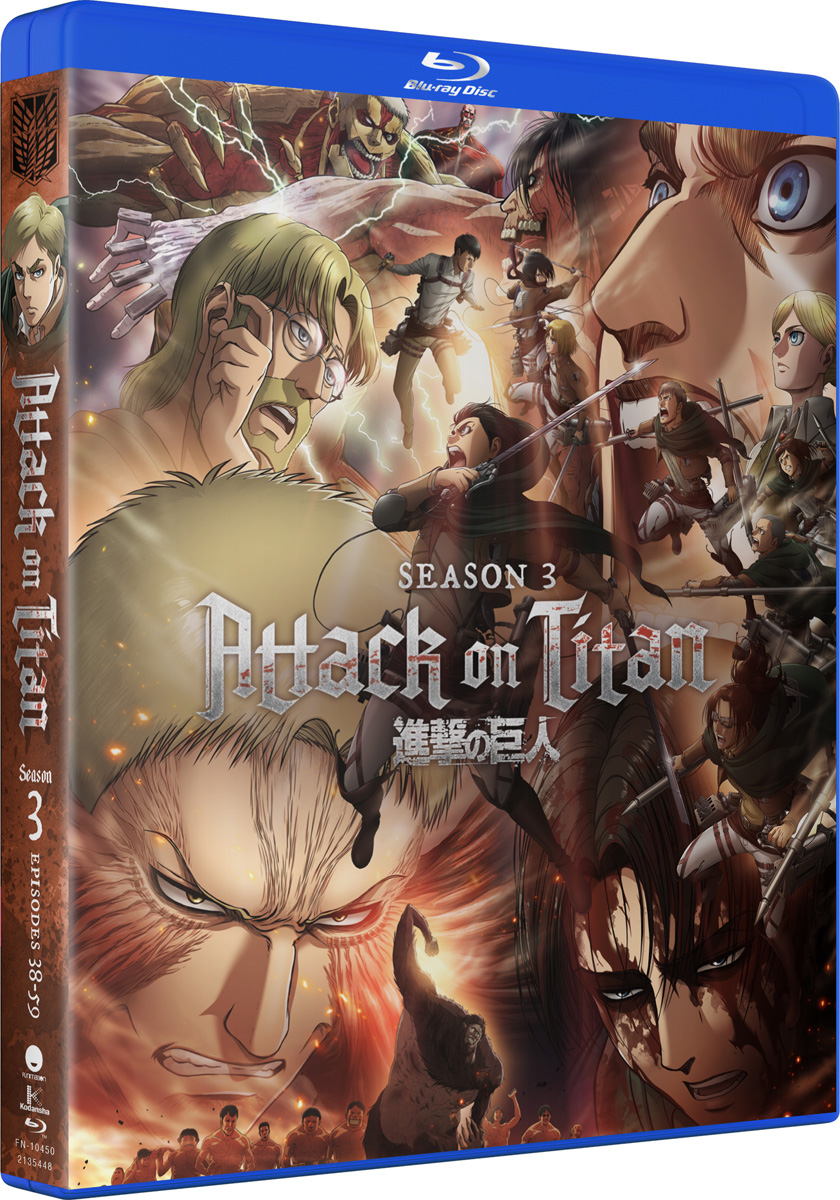 Attack on Titan: Season 3 - Part 2 Blu-ray (Blu-ray + DVD + Digital HD)