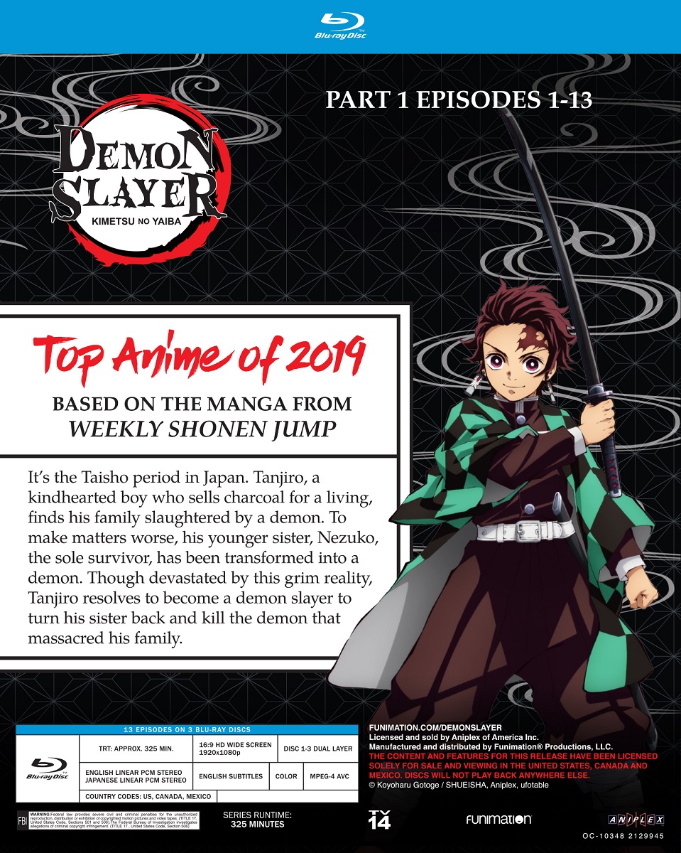 Demon Slayer: Kimetsu no Yaiba (Season 1 - 3 + Movie) ~ English Audio Ver.  ~ DVD