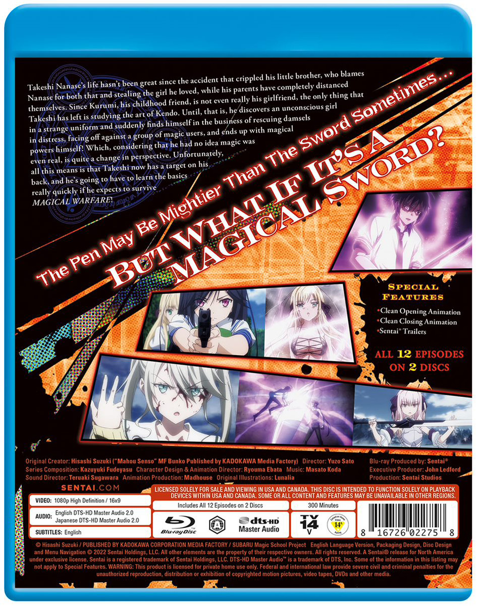 Magical Warfare Blu-ray | Crunchyroll Store