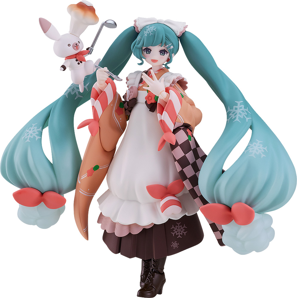 Hatsune Miku - Snow Miku Figma Winter Delicacy Ver.- Free U.s. Shipping 15 Day