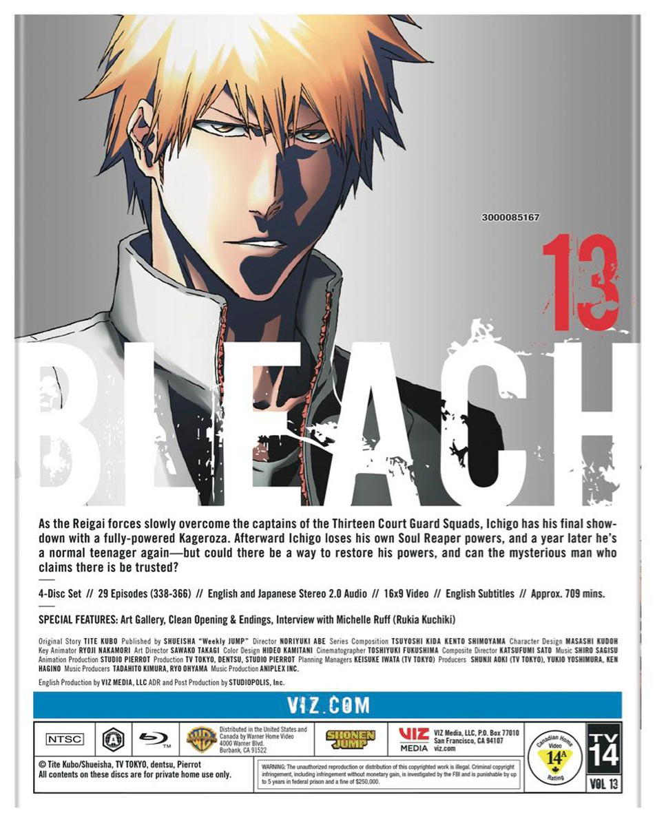 VIZ  Blog / REVIEW: BLEACH DVD SET 16